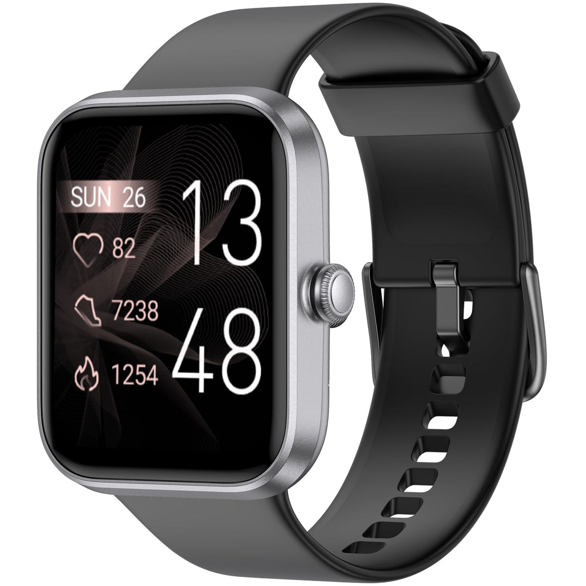 Pautios Smart Watch, Fitness Tracker With Blood Oxygen Monitor, Heart Rate And Sleep Tracking, 45Mm Smartwatch For Android Ios S