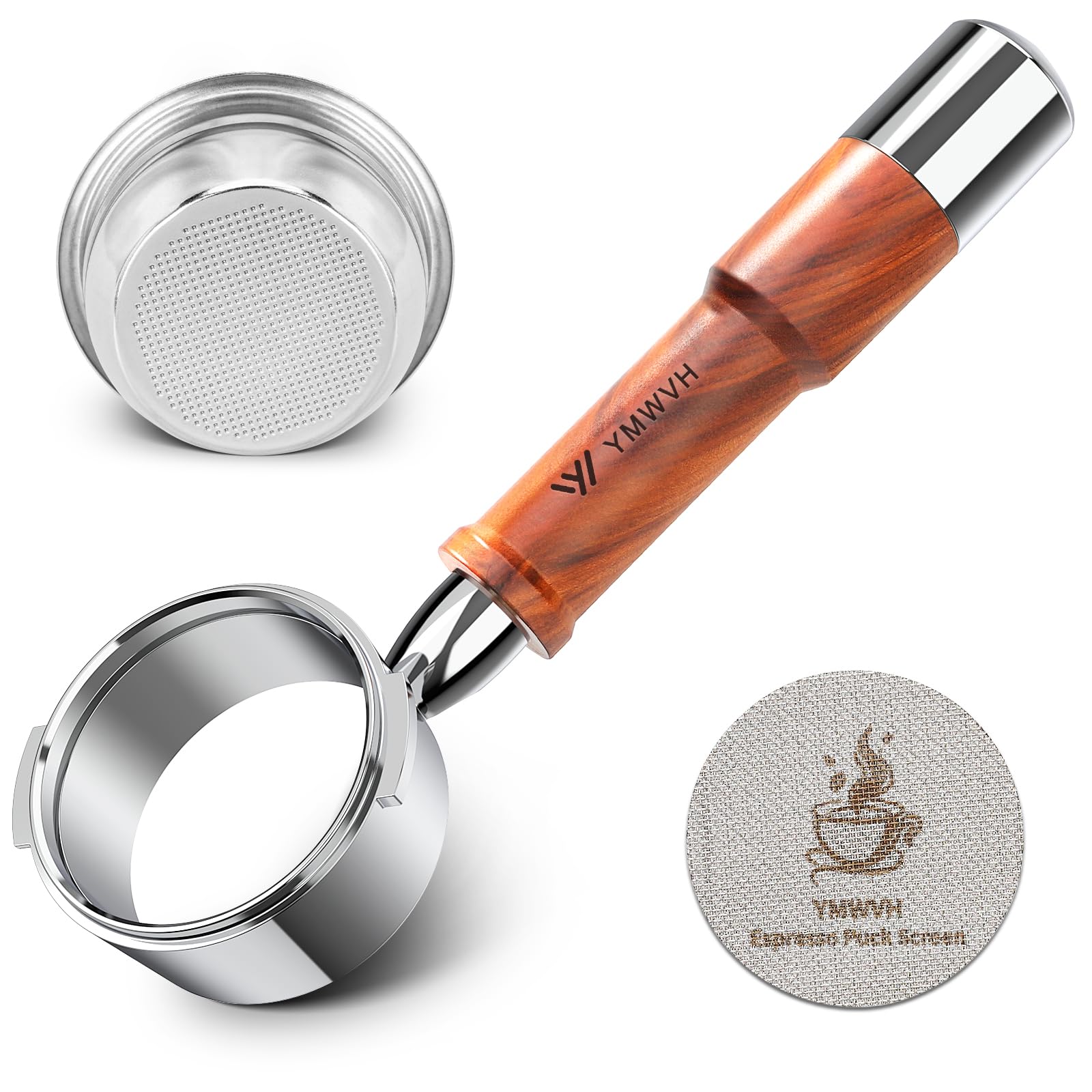 58Mm Bottomless Portafilter Fits Gaggia Espresso Machines Professional 100% Stainless Steel Portafilter With 2 Ears  Not Suitabl