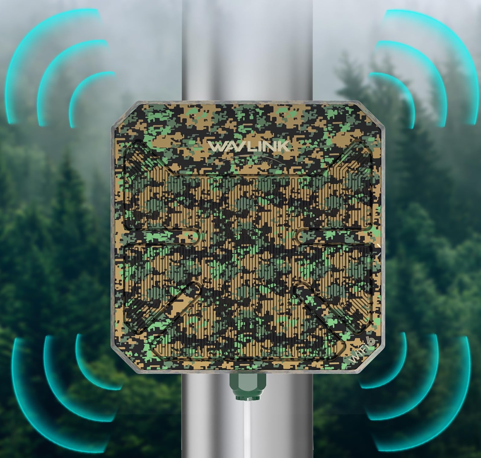 WAVLINK AX3000 Outdoor WiFi 6 Extender, Dual Band Long Range WiFi Repeater/Wireless Access Point/Router with PoE/ 3KM PtP Transm