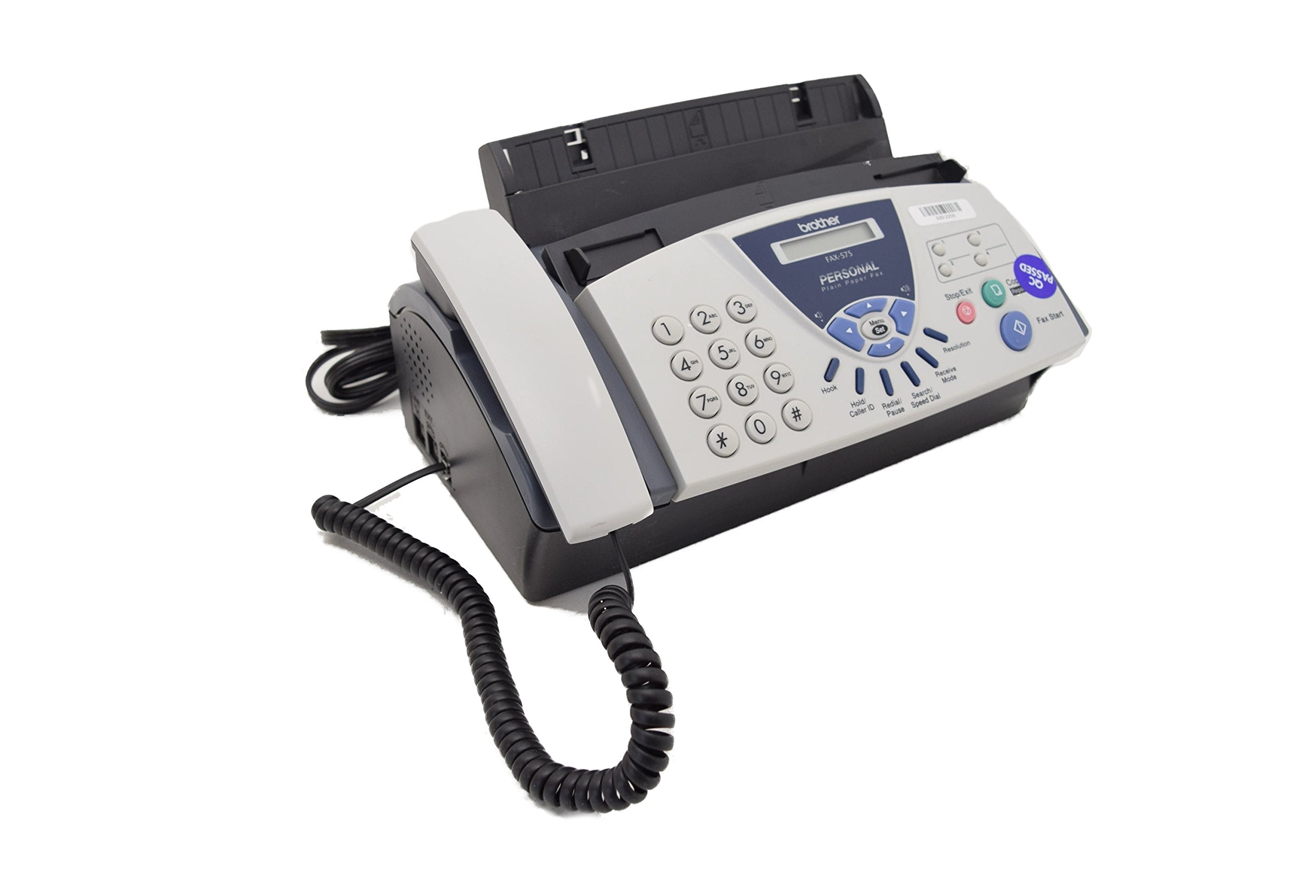 Right Fox Machine Brother FAX-575 Personal Fax, Phone, and Copier – Electroeshop