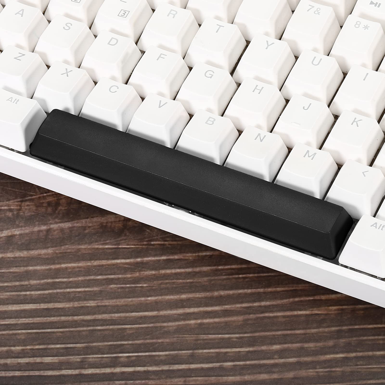 Patikil 6.25U Spacebar Keycaps, Universal Pbt Keyboard Replacement Accessories For Mx Mechanical Keyboard, Black