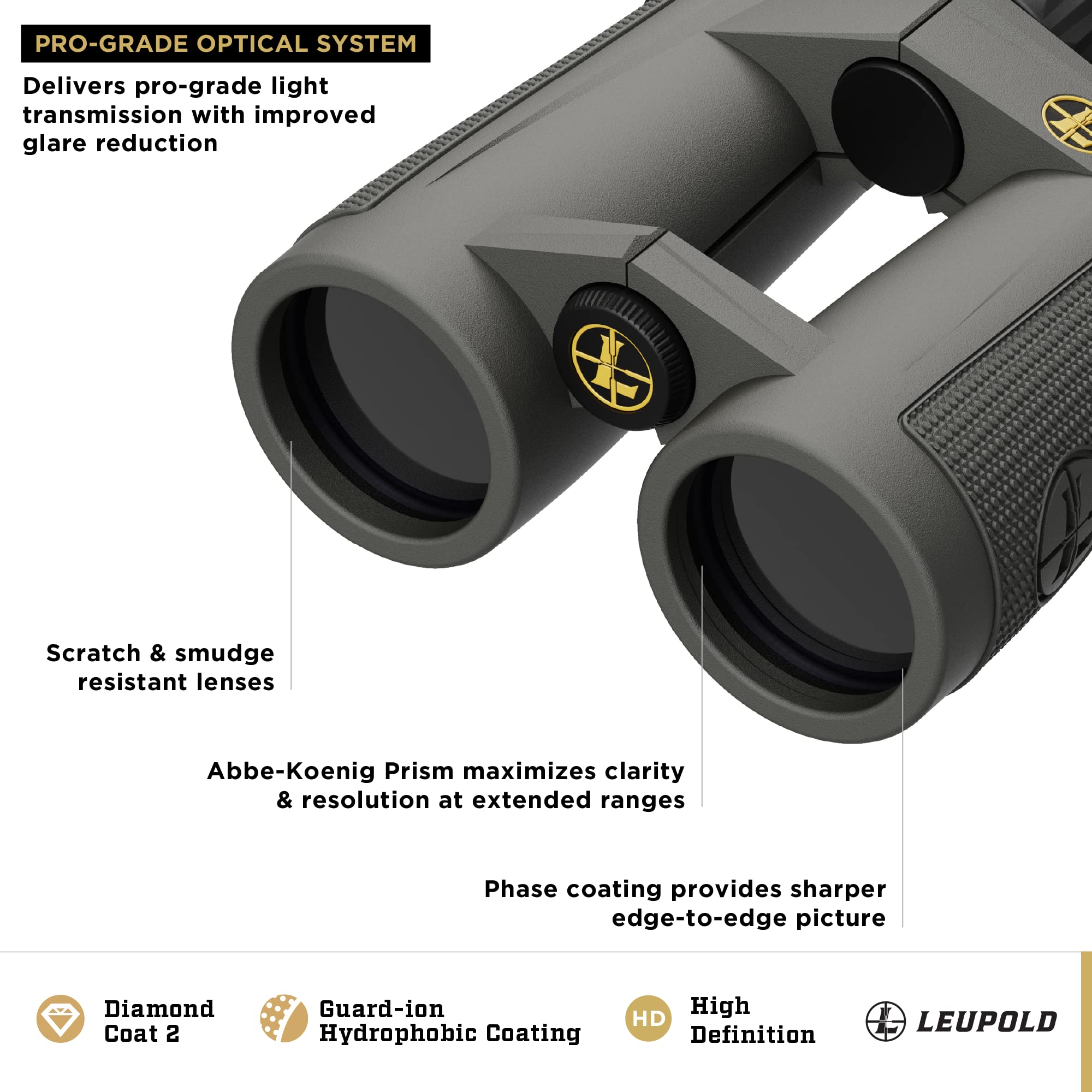 Leupold Bx 5 Santiam Hd Binoculars, 10X42Mm (174483)