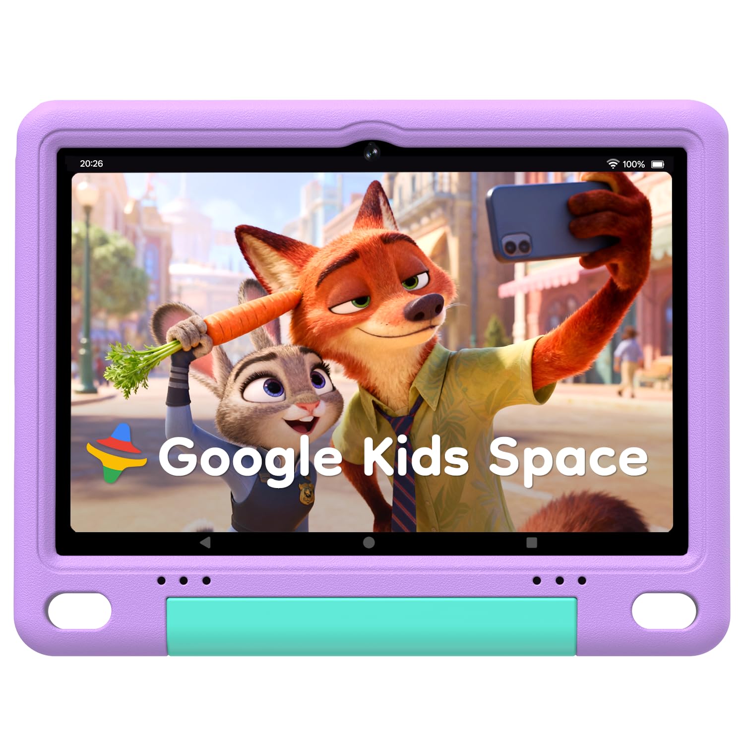 SHARECLOUD 10 inch Kids Tablet, Android Tablet for Kids, 24GB RAM 64GB ROM, 1TB Expandable, with EVA Case, Parental Control, 660