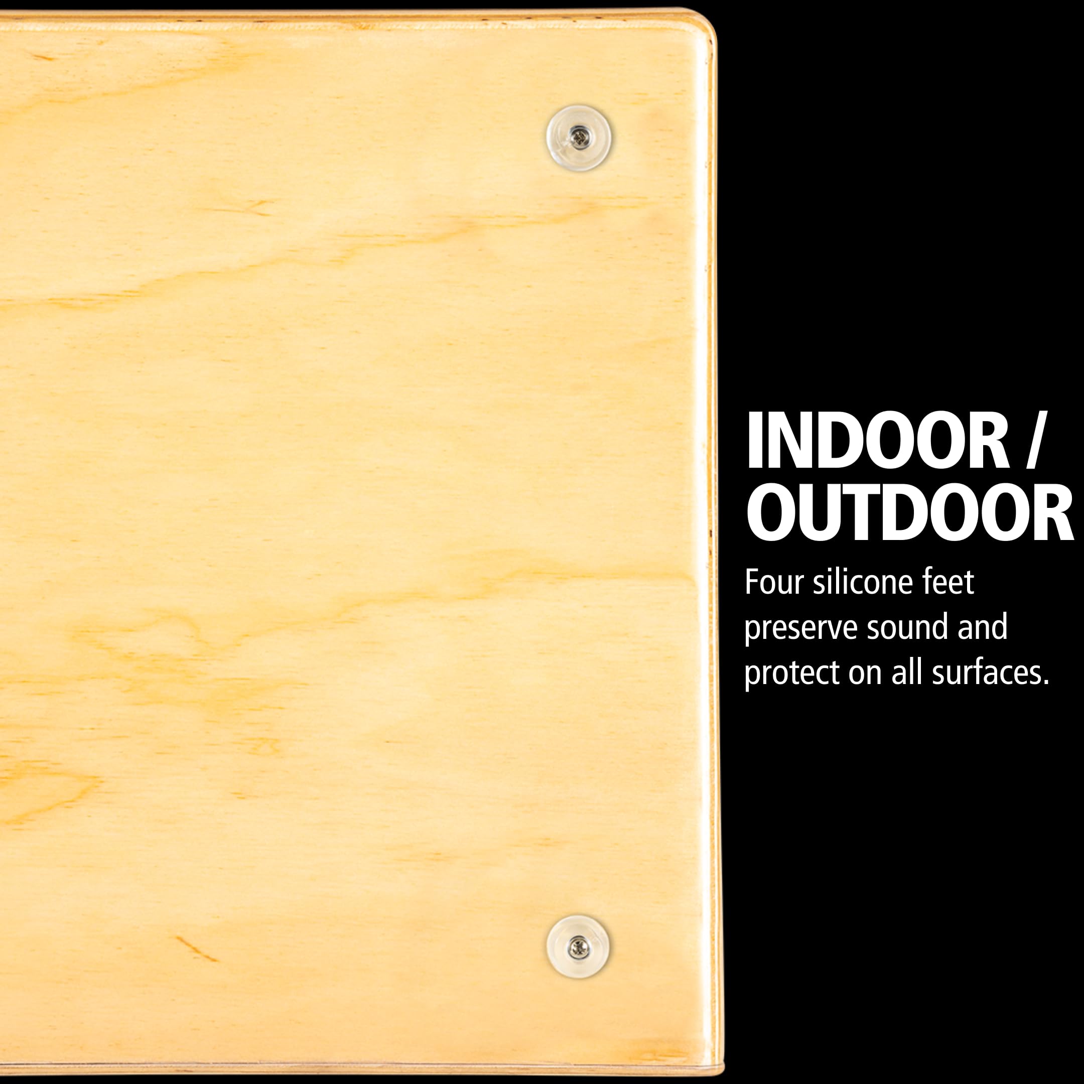 Meinl Percussion Woodcraft Pickup String Cajon Box Drum With Electronics For Amp Or Pa System And Snare Effect � Not Made In China � Play With Your Hands, Baltic Birch, 2 Year Warranty (Pwc100B)