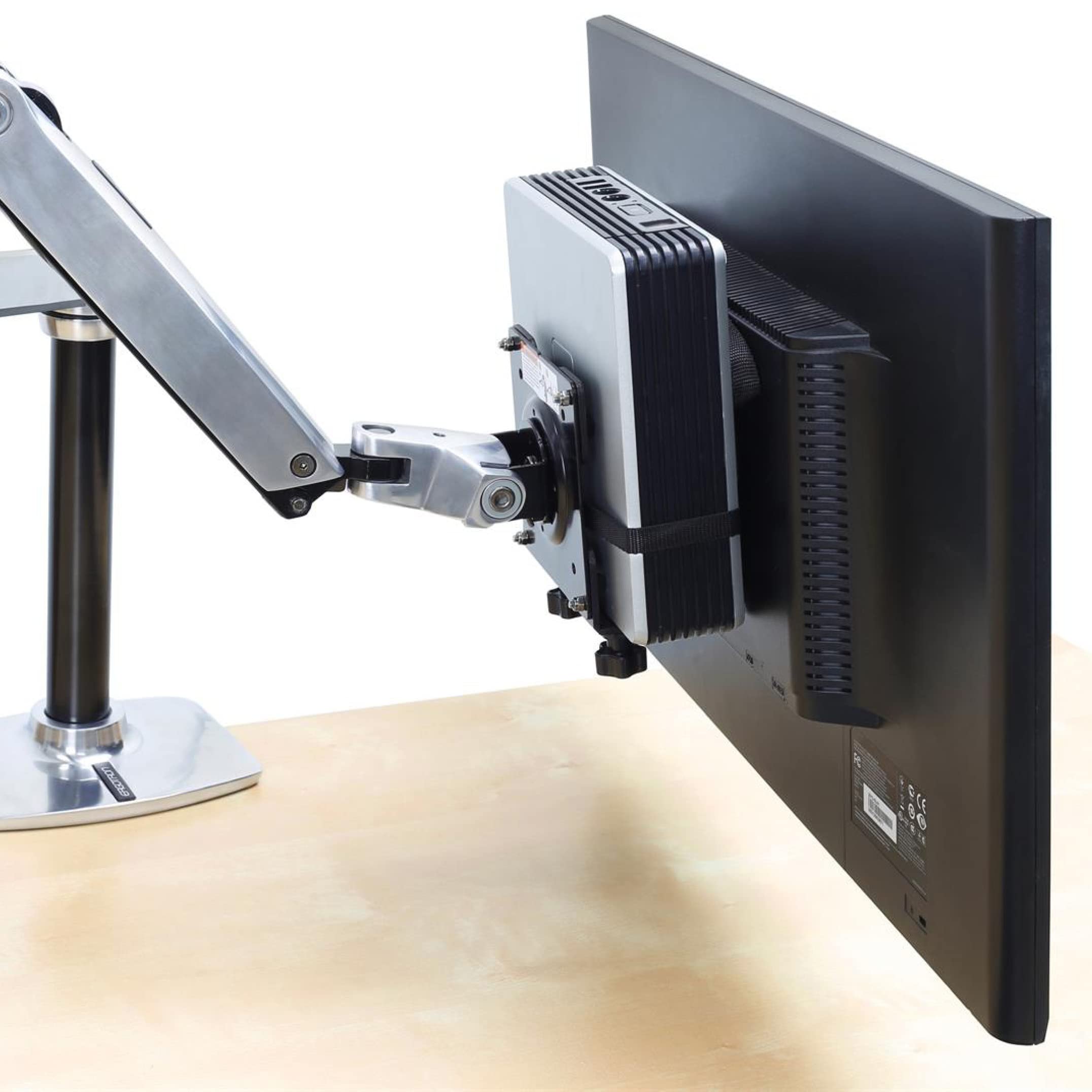 Ergotron   Mini Pc Mount   Add On For Vesa Monitor Arms   Black