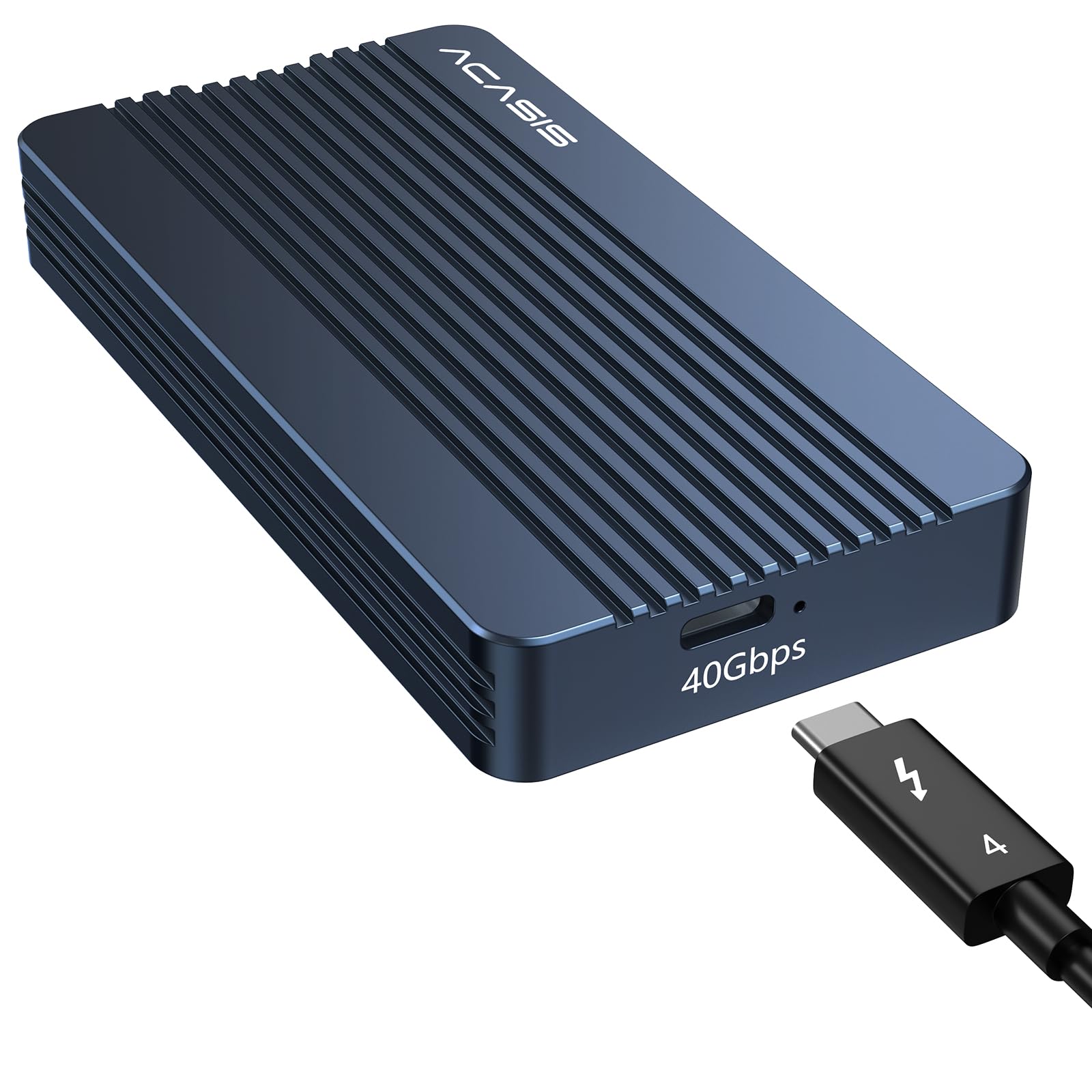 Acasis 40Gbps M.2 Nvme Ssd Enclosure, Tbu405 For M1 M2 Pro/Max, Compatible With Usb4/3.2/3.1/3.0/2.0, Support Ssd Size 2280 B+M M Key