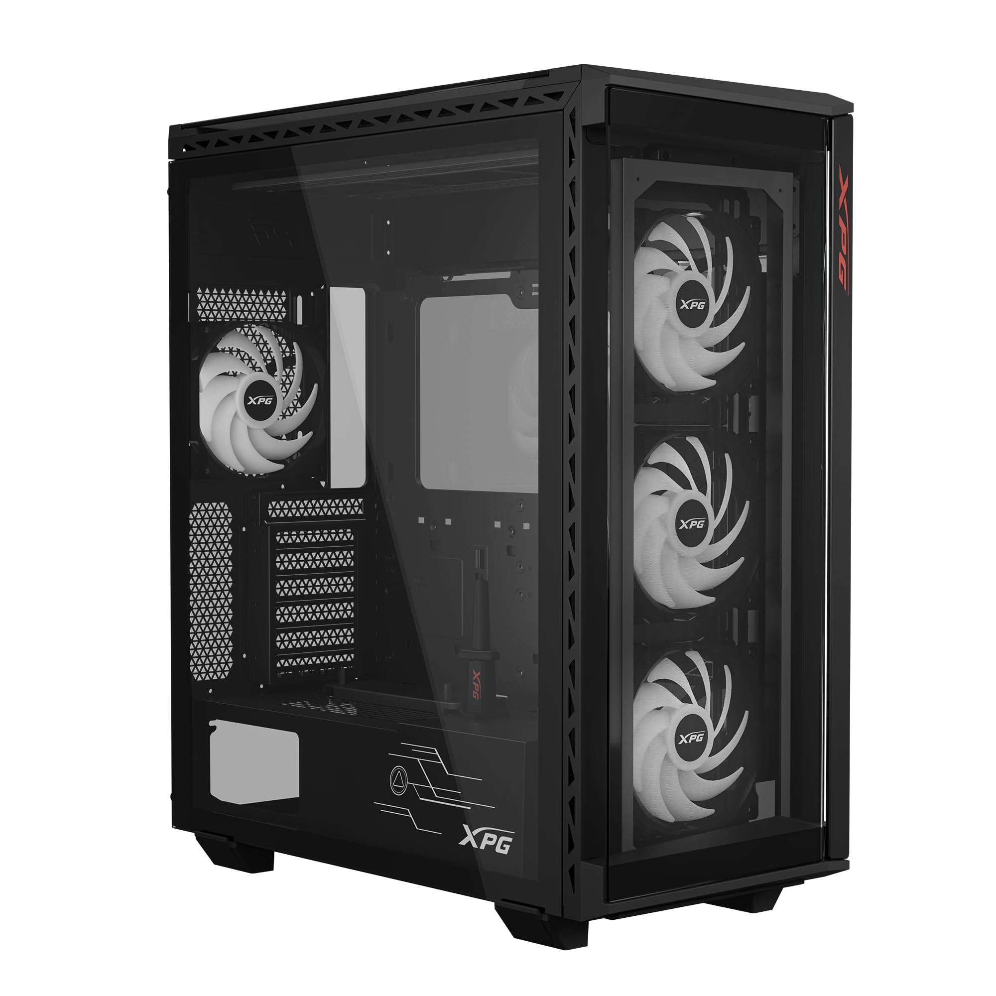 XPG CS 15260190 BattleCruiser II Black MidTower with Prime Box Retail
