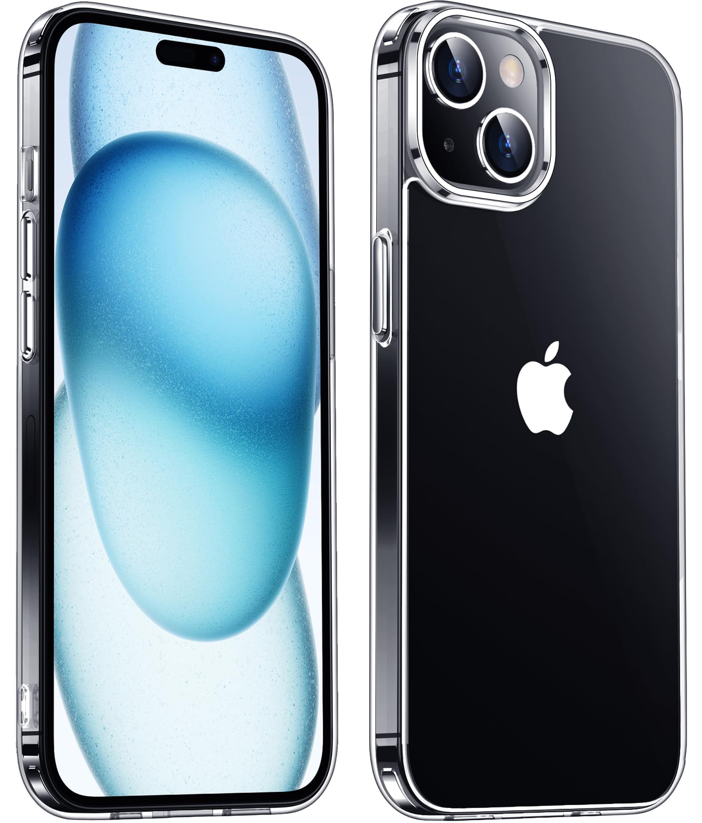 Temdan Compatible With Iphone 15 Plus Case Clear,[Anti Yellowing][Military Grade Drop Protection][Anti Scratch] Slim Yet Protect