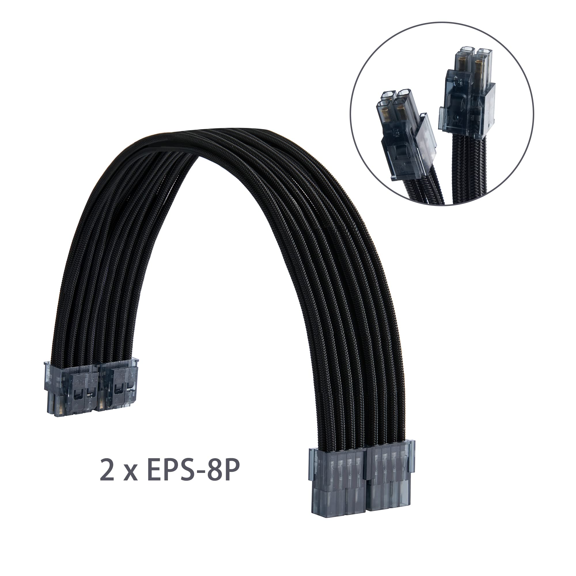 Formulamod Sleeve Extension Power Supply Cable Kit 18Awg Atx 24P+ (2) Eps 8 P+(3) Pci E8 P With Combs For Psu To Motherboard/Gpu