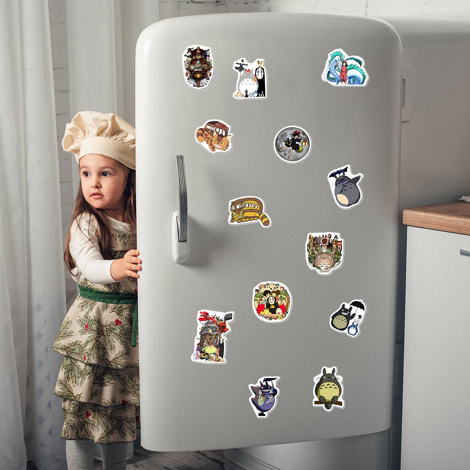 Pounchi Japanese Anime Stickers (200 Pcs) Cartoon Anime Stickers Merchandise Gifts For Party Supplies Decorations Laptop Water B