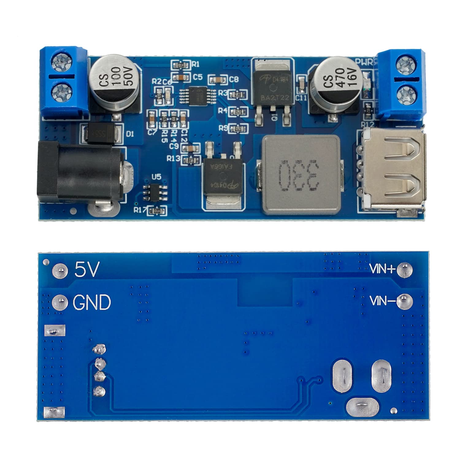 Eplzon Dc 6V 9V 12V 24V To Dc 5V 5A Buck Converter Module V 36V Step Down To Dc 5V 5.3V 5.2V 3.5 6A Transformer Dual Output Volt