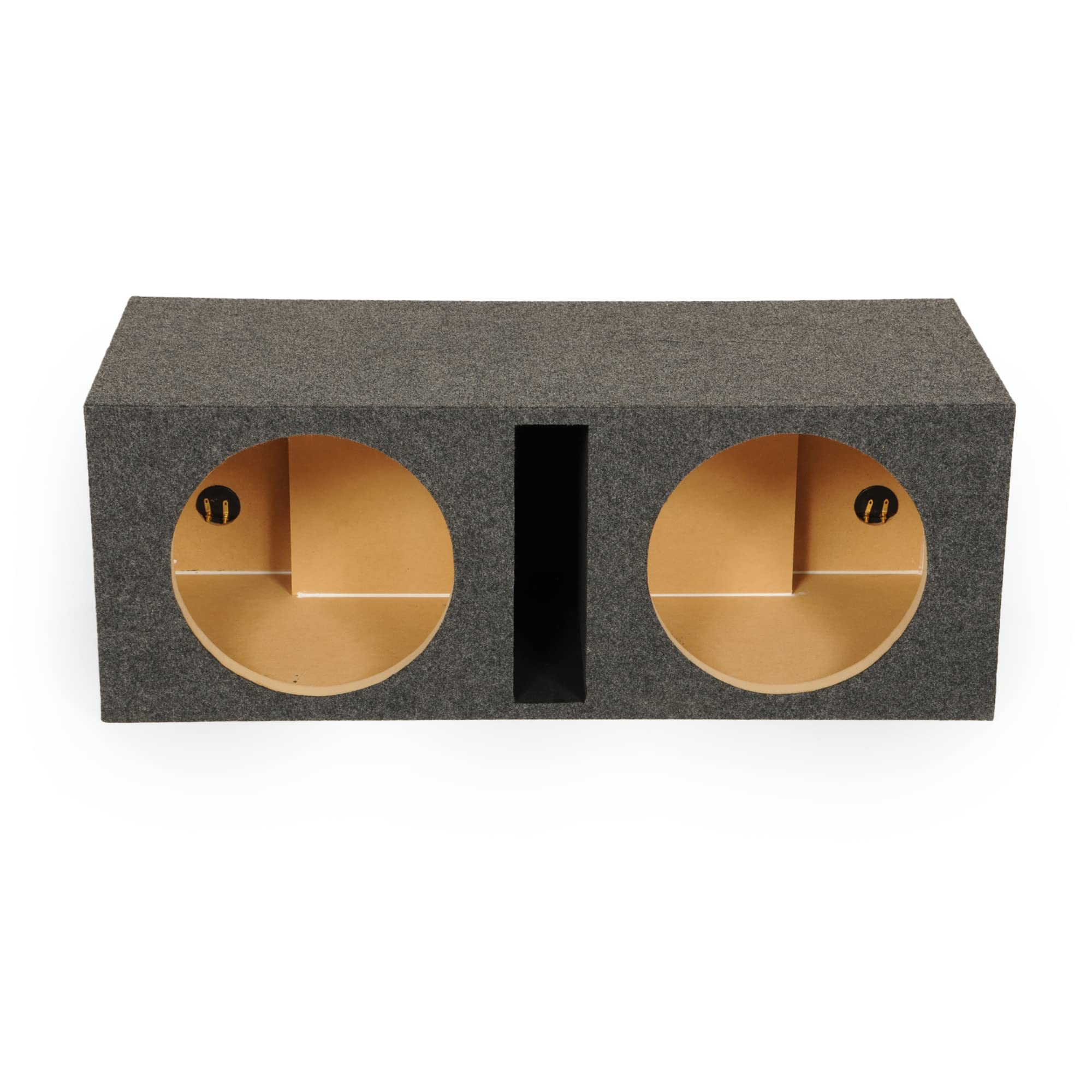 Qpower QBASS10 *bass10* Empty Woofer Box Qpower; [2]10; Slot Ported