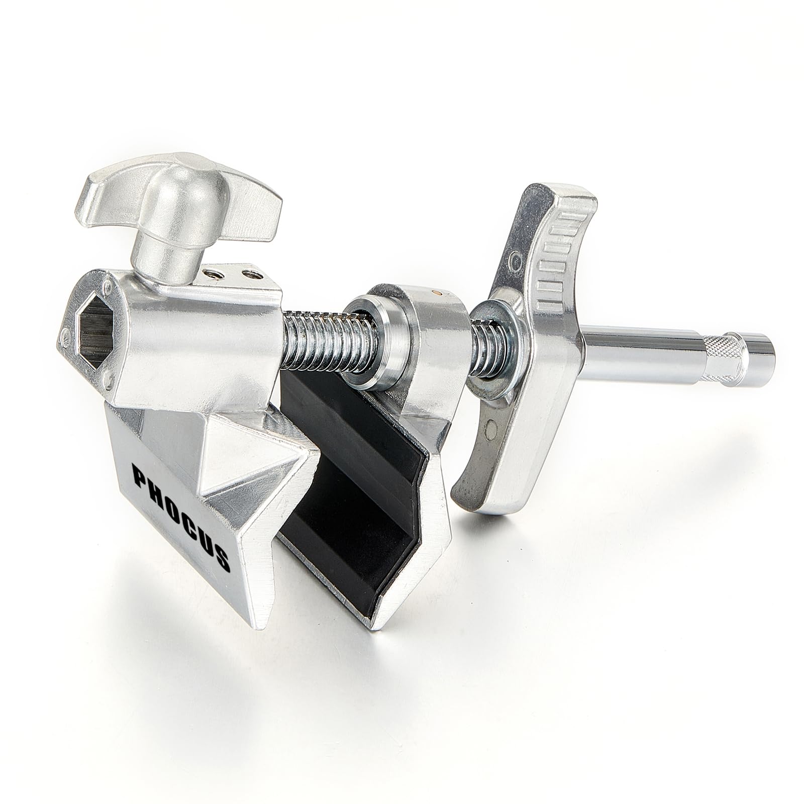 Phocus 2 End Jaw Vise Grip With 5/8    Pin & Hex Receiver Socket For Photography Studio Led Lighting Strobe Flash