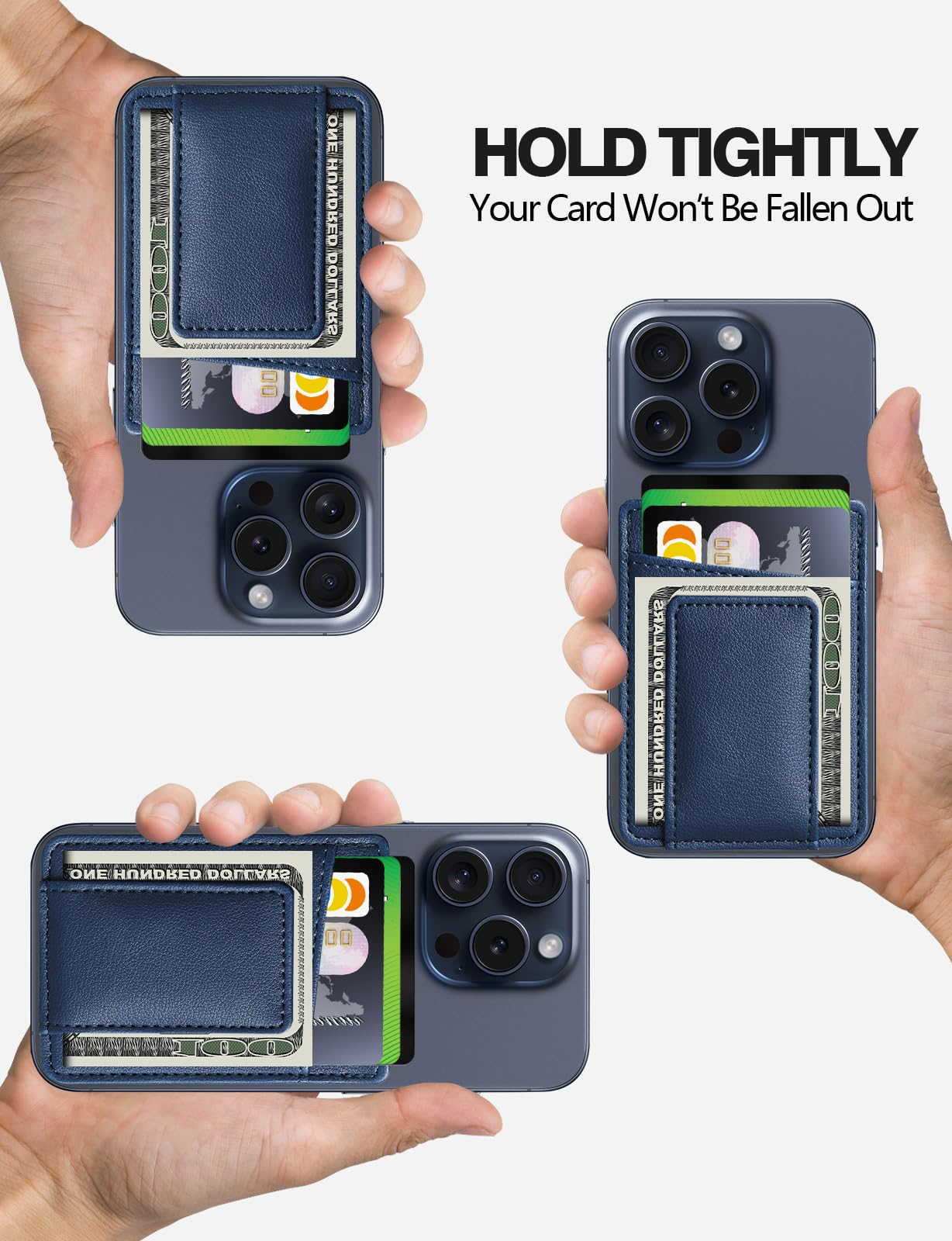 Magnetic Card Wallet Holder For Apple Magsafe, Magnetic Card Holder Magsafe Compatible With Iphone12 Iphone13/ 14 Magsafe Wallet