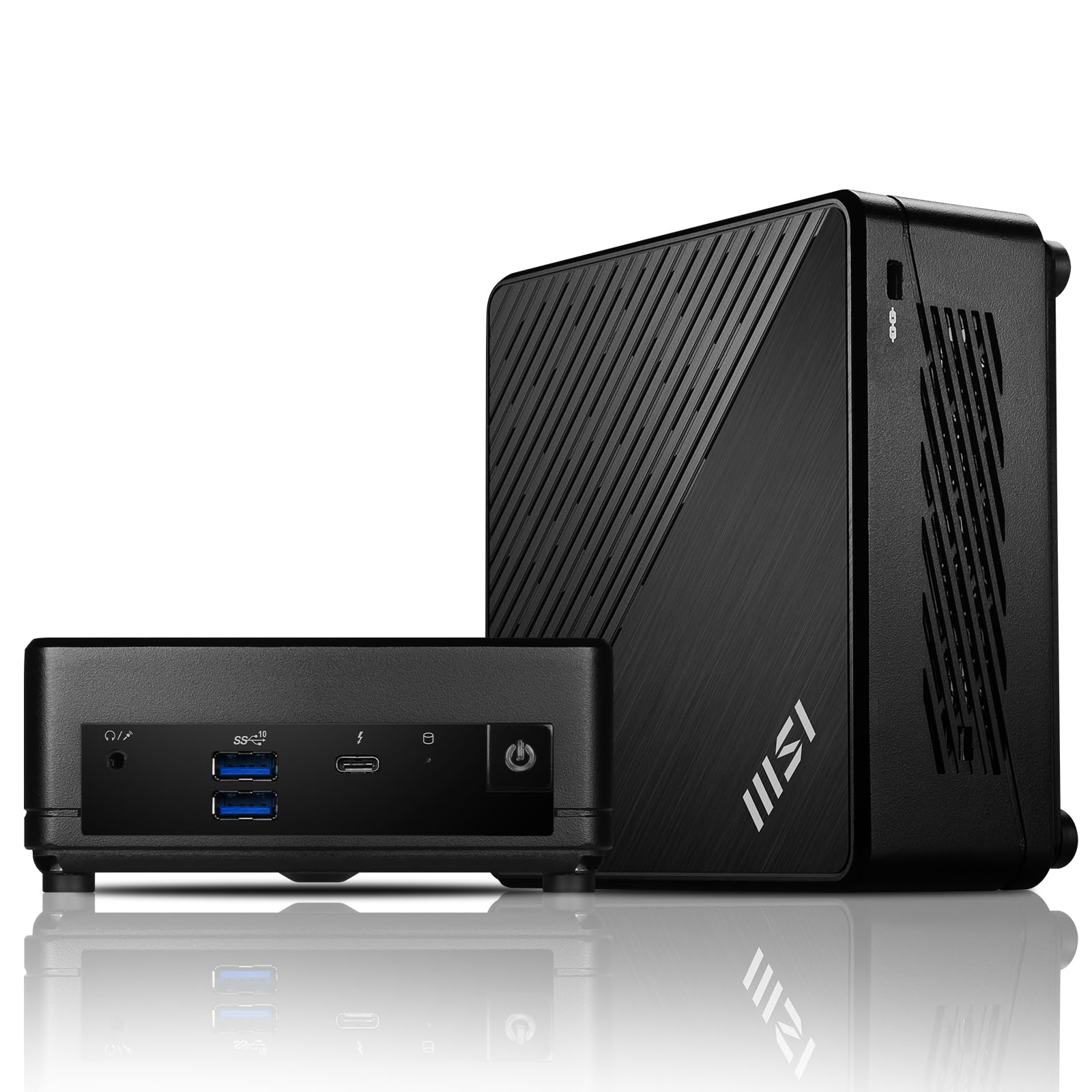 Msi Cubi B0A8 Premium Compact Desktop - 12Th Gen Intel I7-1255U Processor, 32Gb Ram, 1Tb Ssd, Wi-Fi 6, Windows 11 Pro, Support 4
