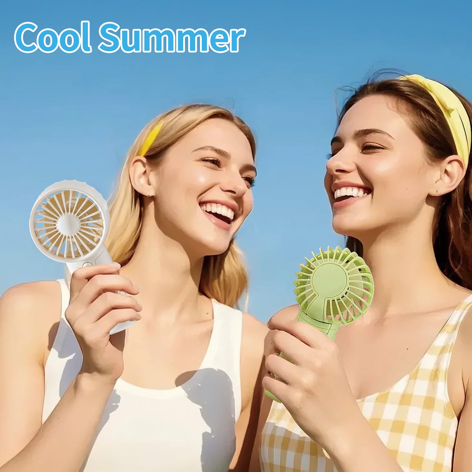 Shunchengfa Aaa Battery Powered On Fan Small Portable Battery Powered Fans With 1Speeds, 5 Quiet Personal Fan For Bed, Camping