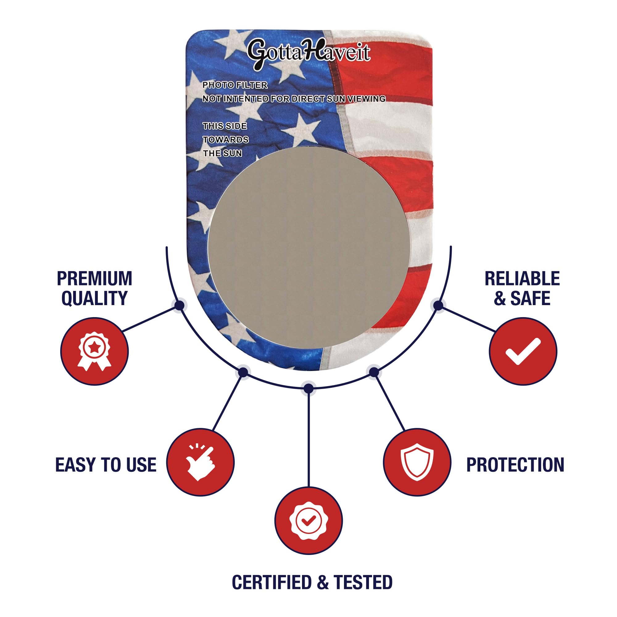 Solar Lense For Camera 5 Pack