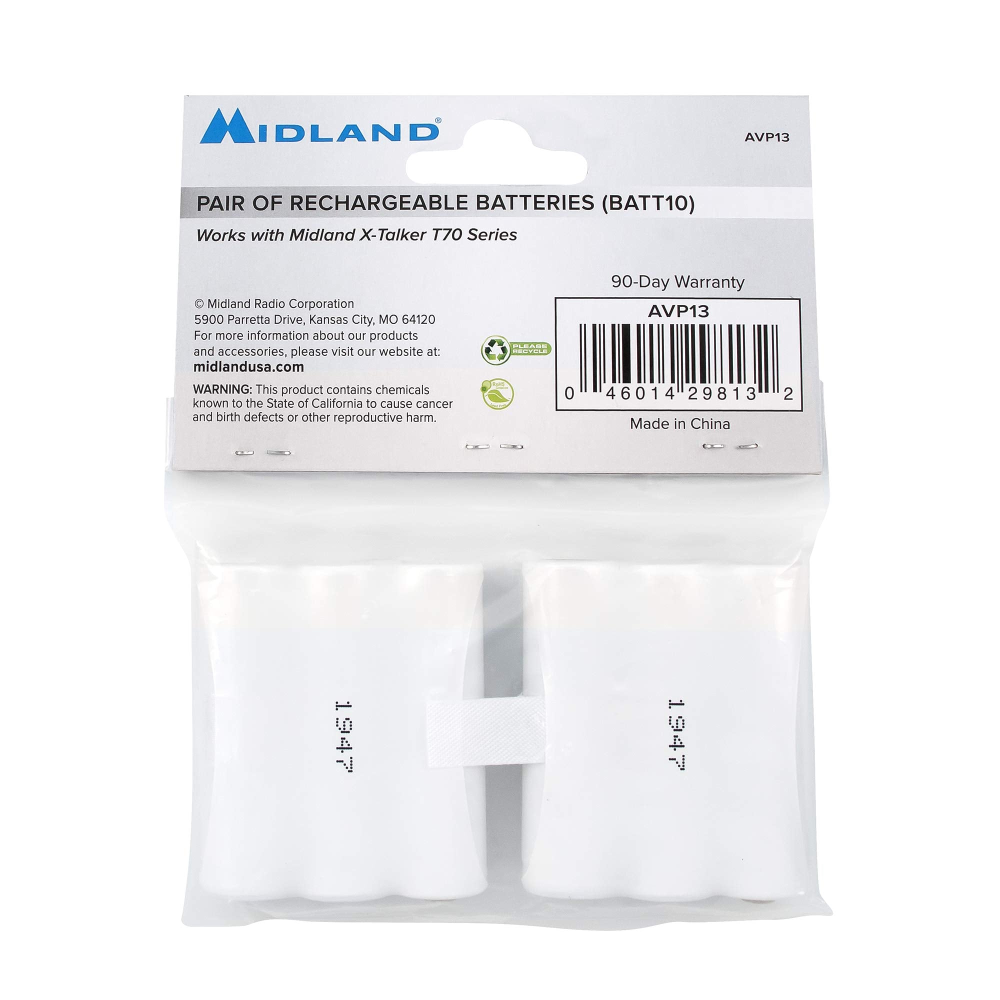 Midland Rechargeable Battery For T70