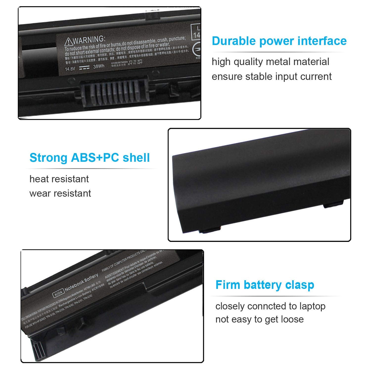 800049 001 Ki04 K104 Battery For Hp Pavilion 17 G 17T S 15 Ab 15T Ab 15 An 15 Ab223Cl 15 Ab243Cl 15 Ab247Cl 17T S100 17 G119Dx 1