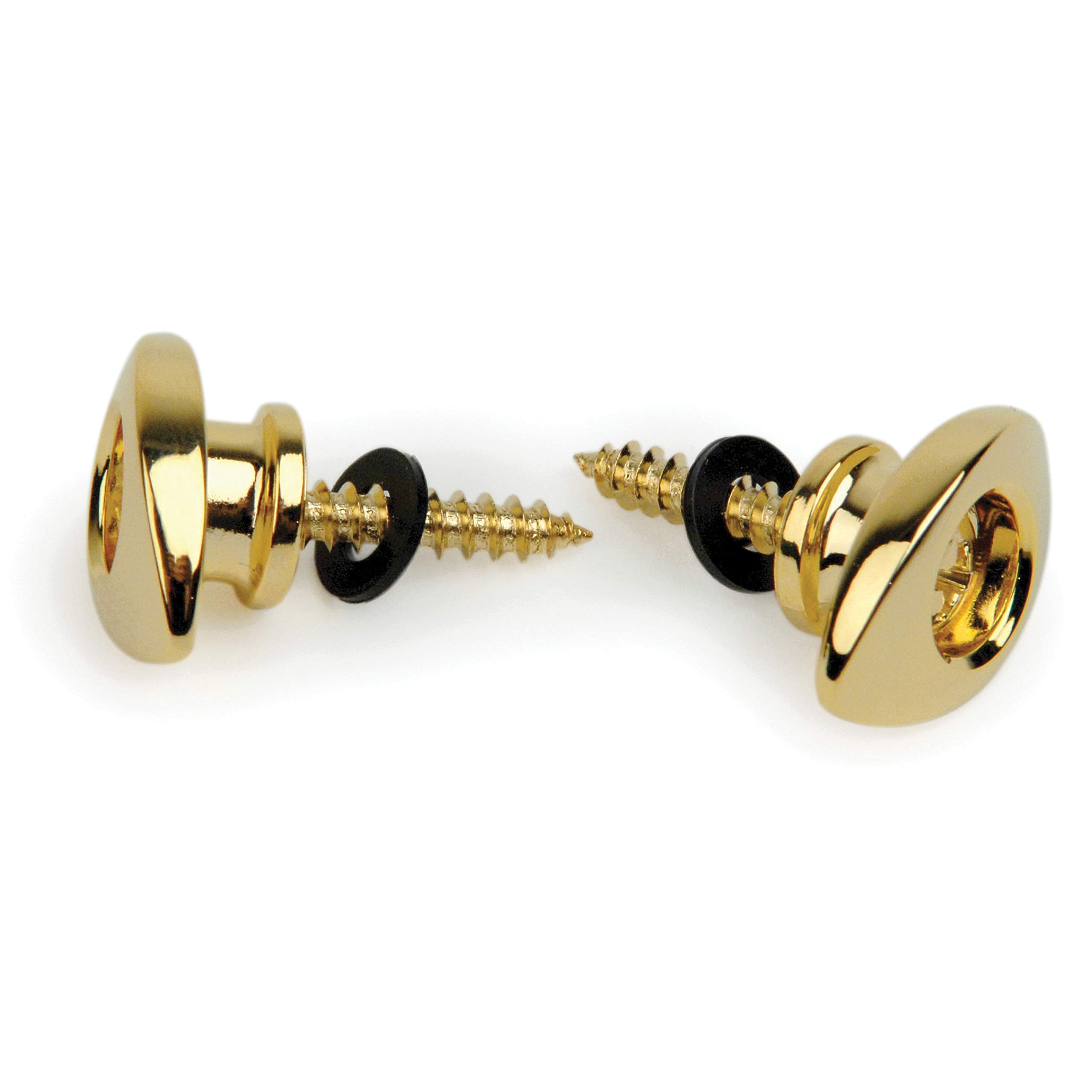DAddario Accessories DAddario Elliptical End Pins, Gold, Large