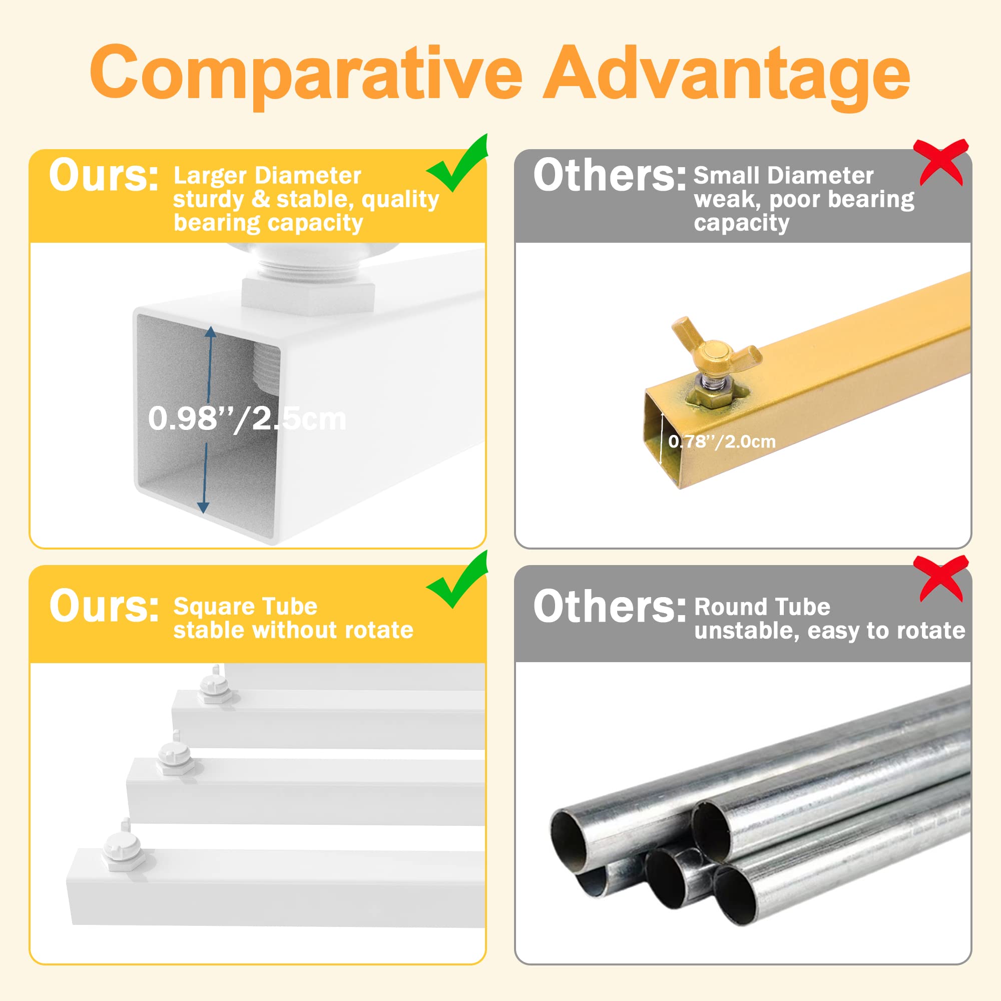 Heavy Duty Backdrop Stand 8Ft X 8Ft White Pipe And Drape Backdrop Stand Kit Adjustable Metal Backdrop Sand For Wedding Photoboot