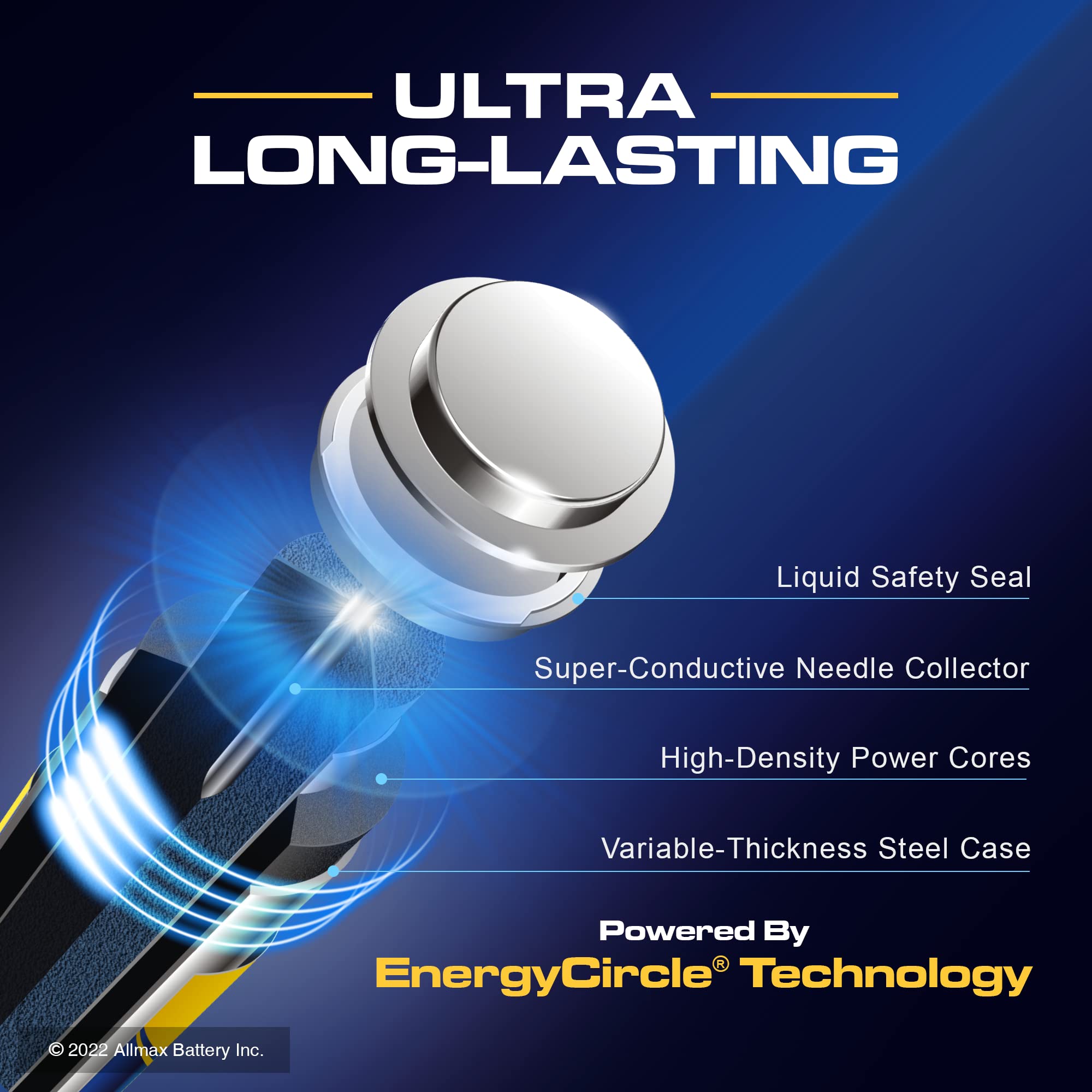 Allmax Aaa Maximum Power Alkaline Triple A Batteries (36 Count) - Ultra Long-Lasting, Leakproof Design, 10-Year Shelf Life, Maxi