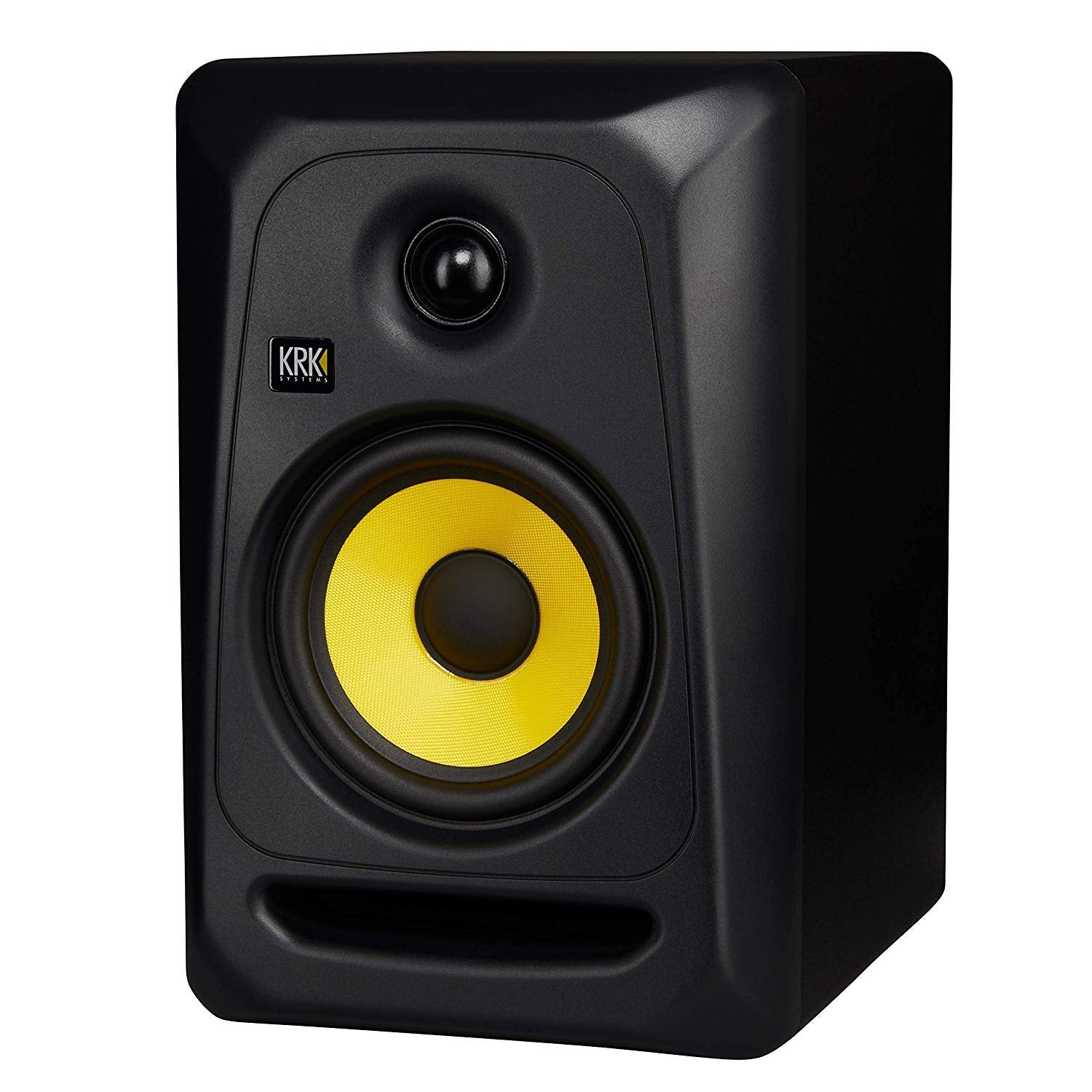 Krk Classic 5 Professional Bi Amp 5' Powered Studio Monitor (2 Speakers) Pair Of Xlr Cable + Gravity Phone Holder, Black M