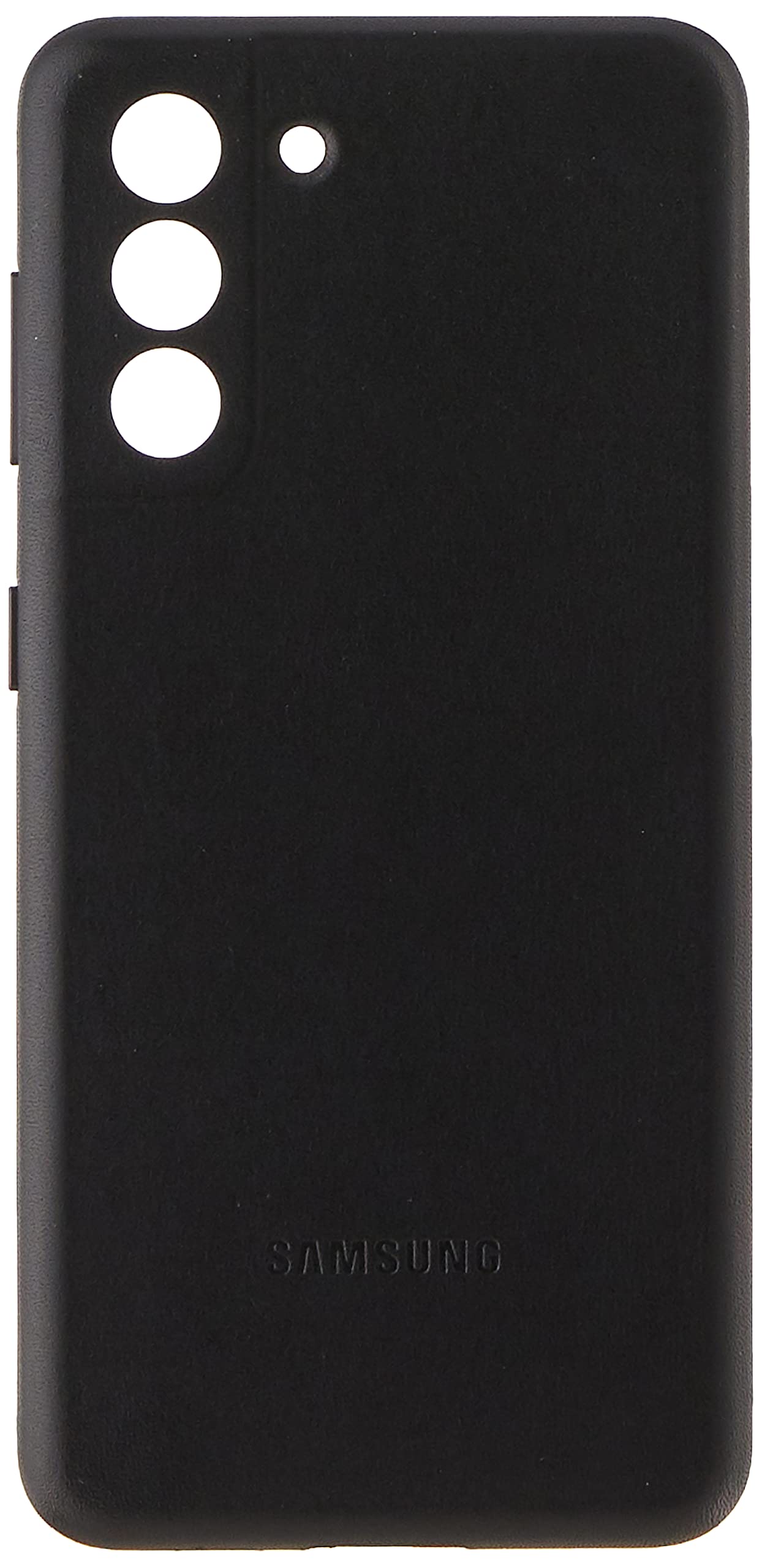 Samsung Galaxy S21 Case, Leather Back Cover   Black (Us Version)