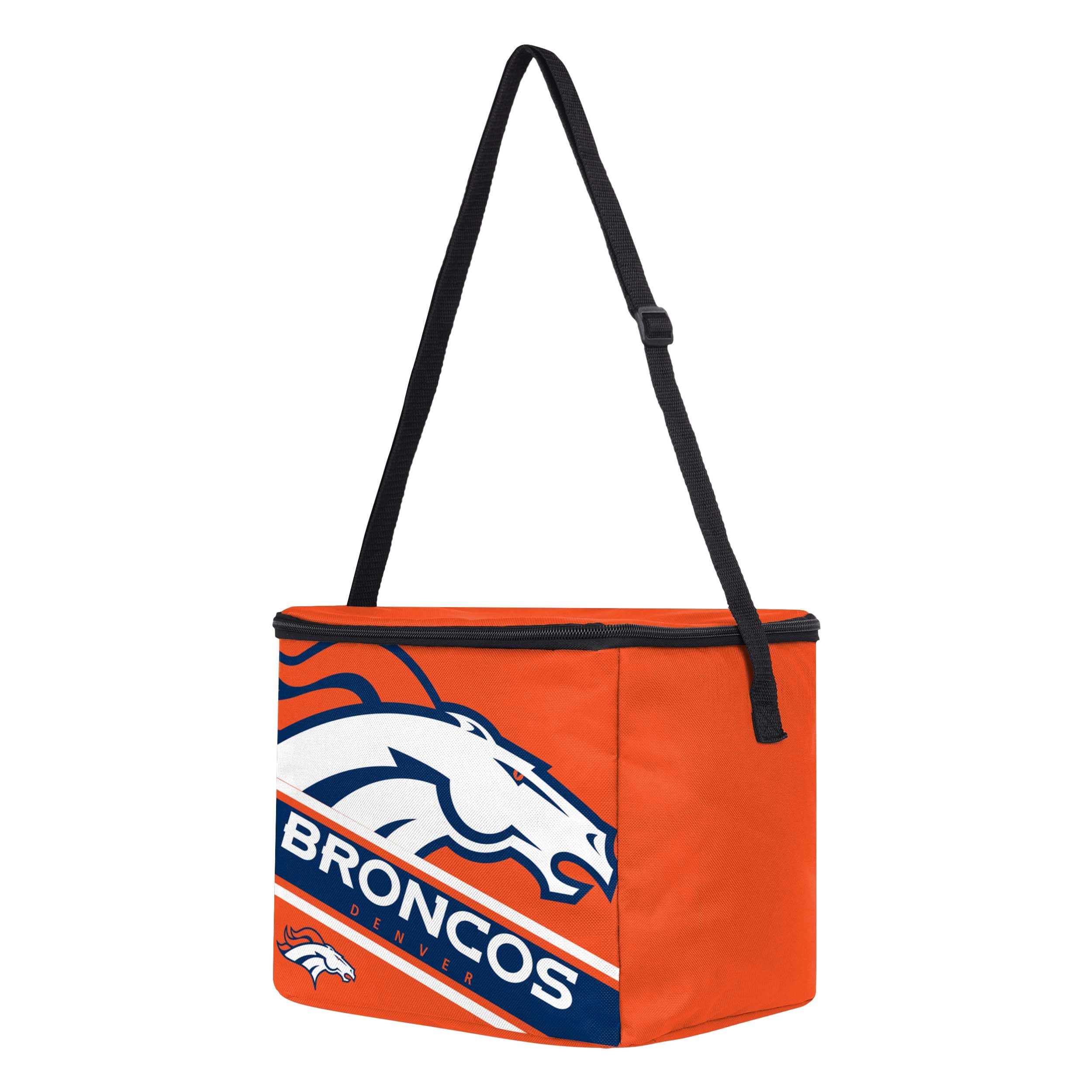Foco Denver Broncos Big Logo Stripe 12 Pack Cooler