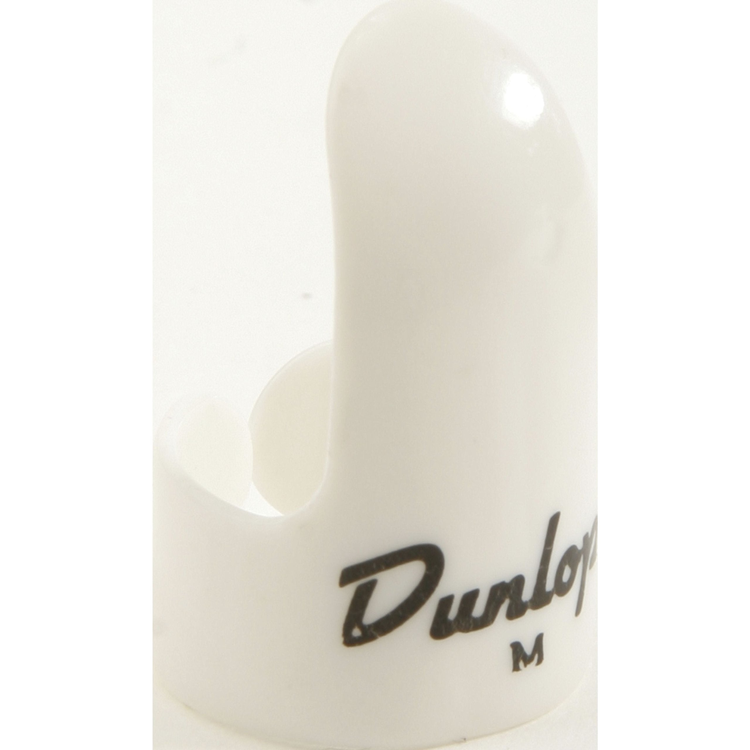 Jim Dunlop 9011R White Plastic Fingerpicks, Medium, 12/Bag