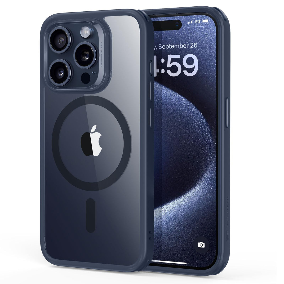 Esr For Iphone 15 Pro Max Case, Compatible With Magsafe, Military Grade Protection, Yellowing & Scratch Resistant Back, Magnetic