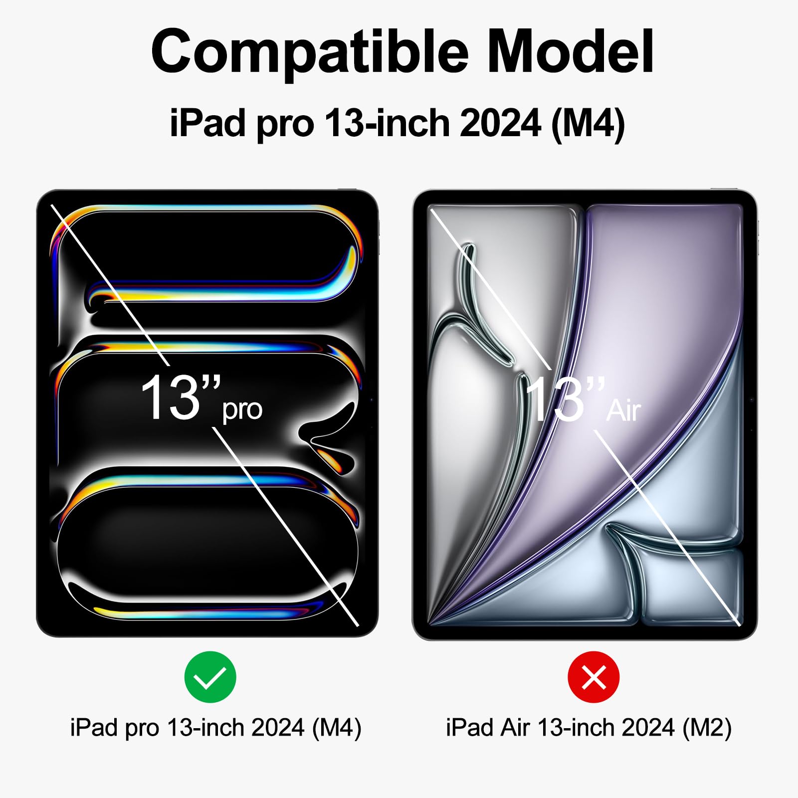 2 Pack   Blue Light Blocking Screen Protector Compatible With Ipad Pro 13 Inch 2024 6Th Generation M4, Anti Blue Light Anti Glar