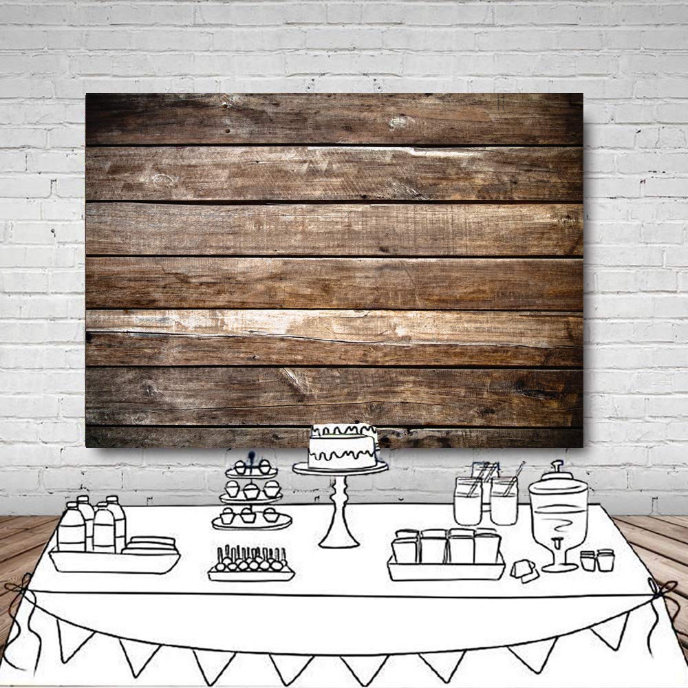Lywygg 8X6Ft Photography Backdrop Brown Wood Backdrops Photography Wood Floor Wall Background Photographyers Cp 172 0806