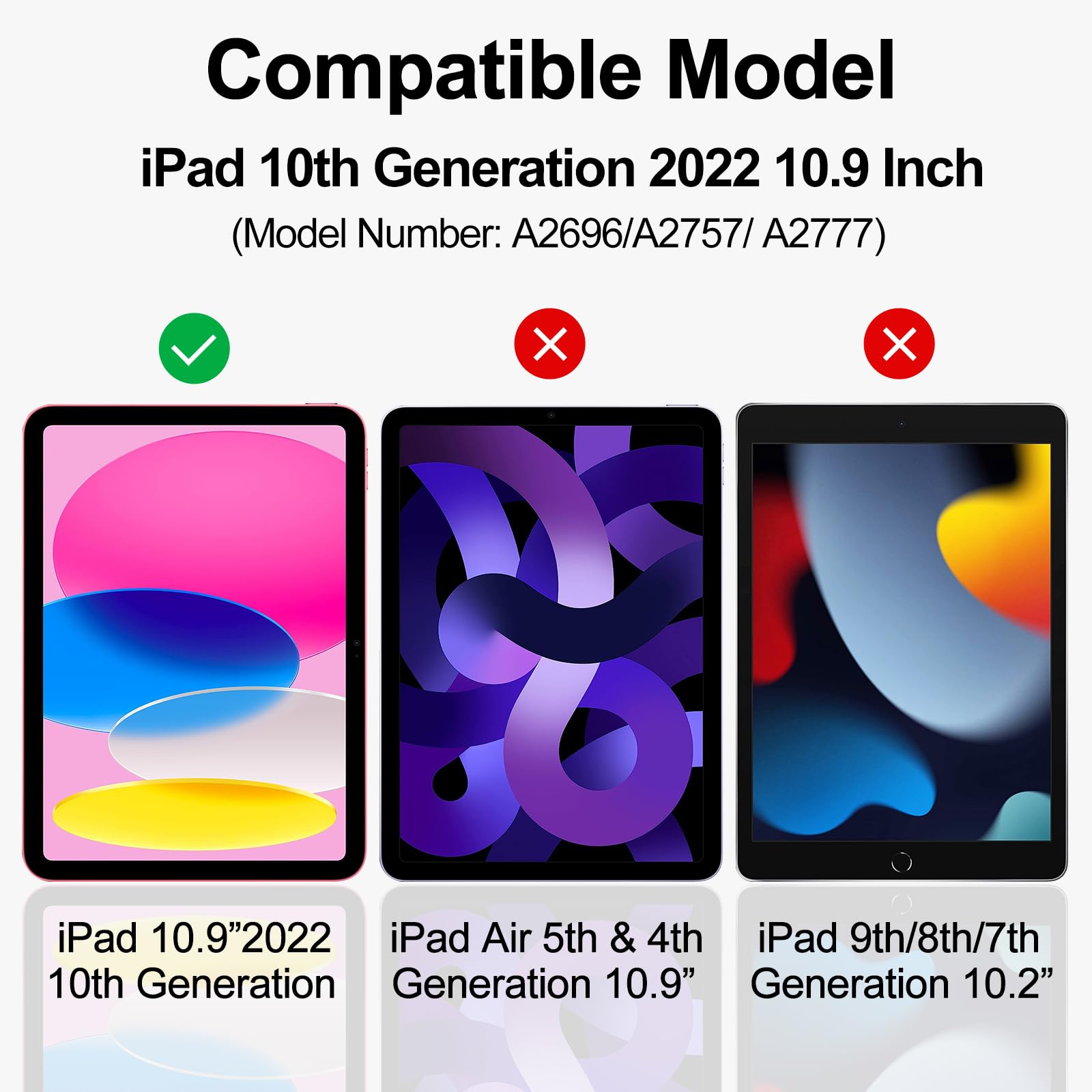 Privacy Screen Film Protector For Ipad 10.9 Inch Tablet (2022 Released, 10Th Gen, A2696/A2757/A2777), Anti Scratch 9H Hardness I