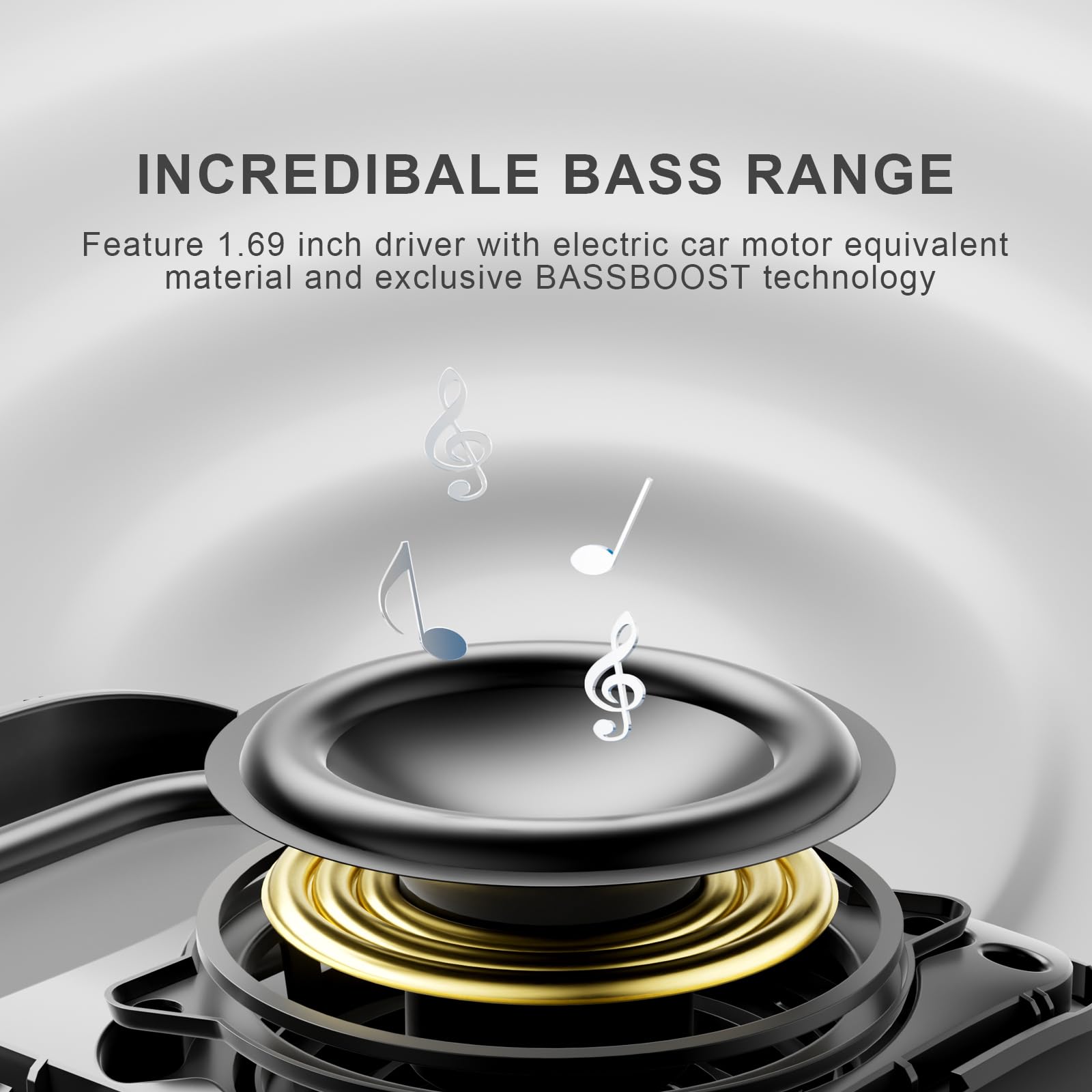 Boomcore Portable Bluetooth Speakers, Waterproof Small Speaker With Stereo Sound, 12H Playtime, Wireless Bluetooth Speaker Ipx7