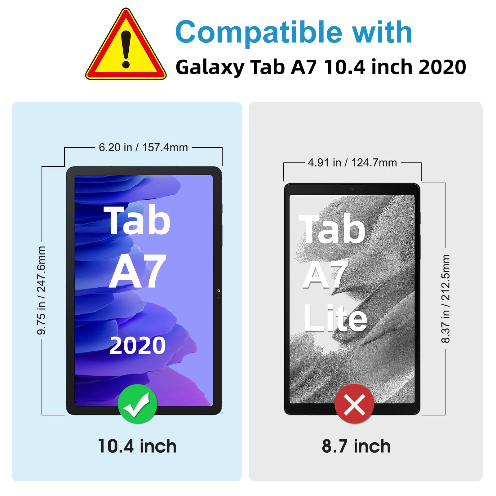 Sparin 3 Pack Screen Protector For Samsung Galaxy Tab A7 2020 10.4 Inch (Sm T500/Sm T503/Sm T505/Sm T507), 9H Tempered Glass Ant