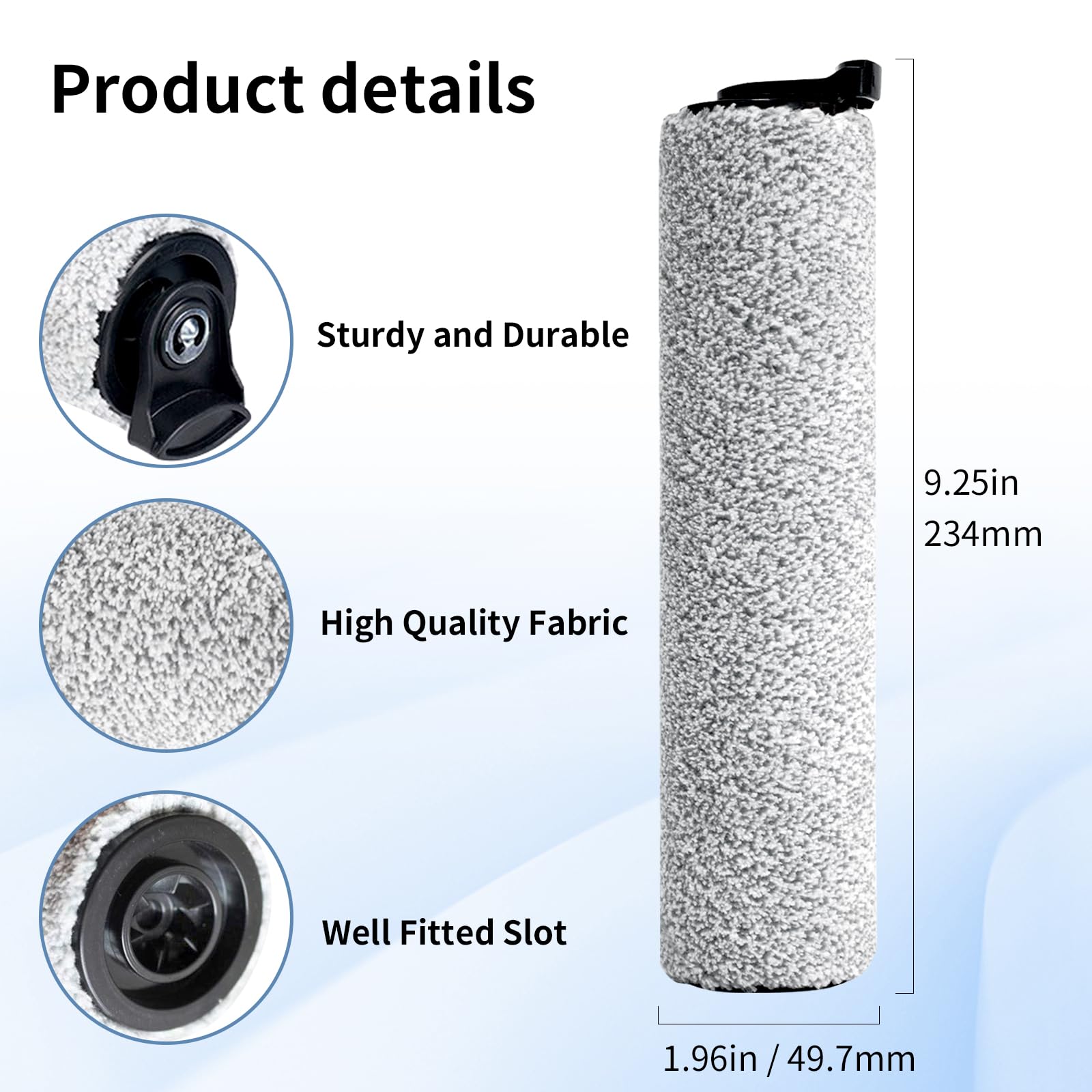 Roller Brush Replacement Compatible With Tineco Ifloor 3,Floor One S3, Ifloor 2 Cordless Vacuum Cleaner, Replacement Parts Inclu