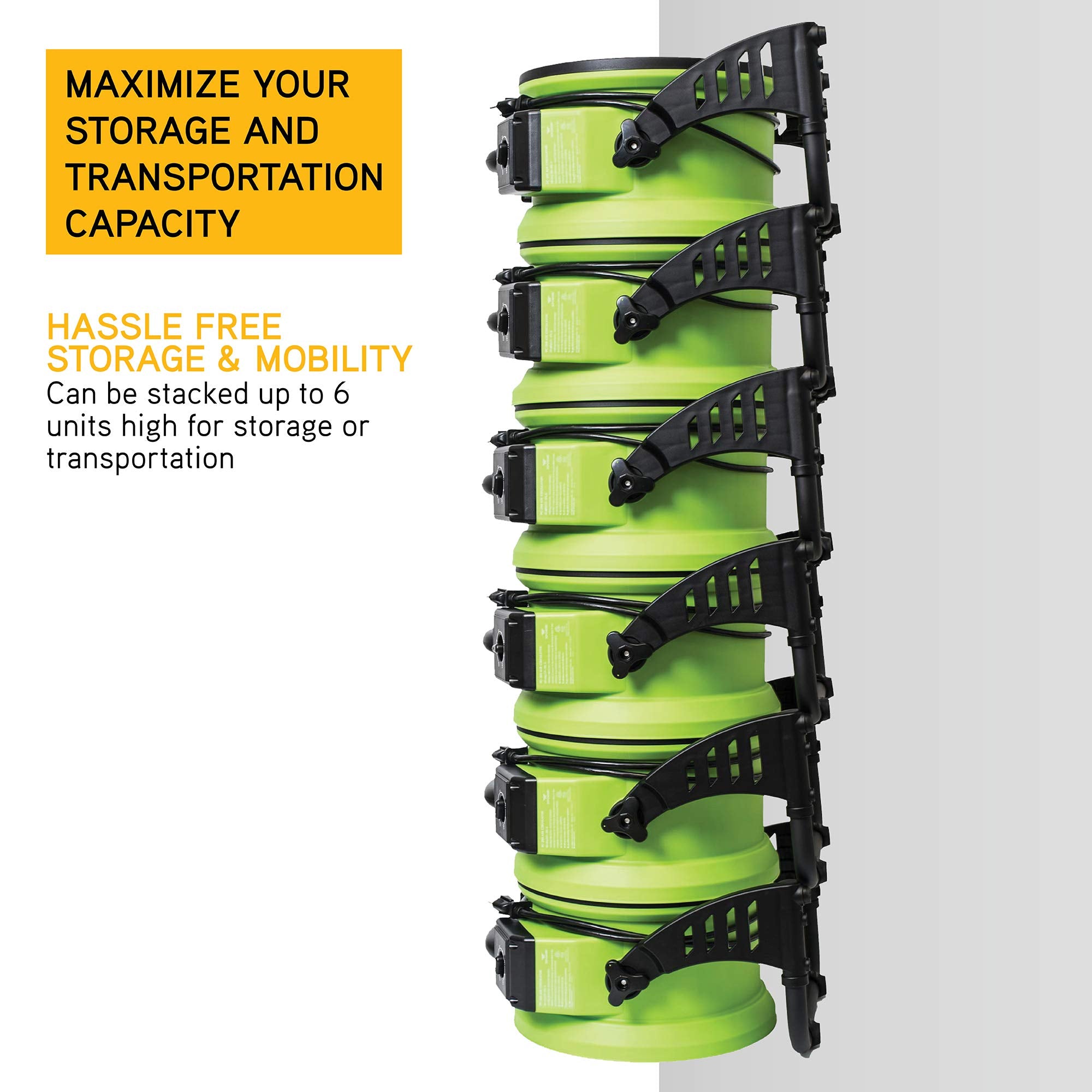 Xpower Fc 250D Dc Motor Heavy Duty Industrial High Velocity Whole Room Air Mover Air Circulator Utility Floor Fan, Variable Spee