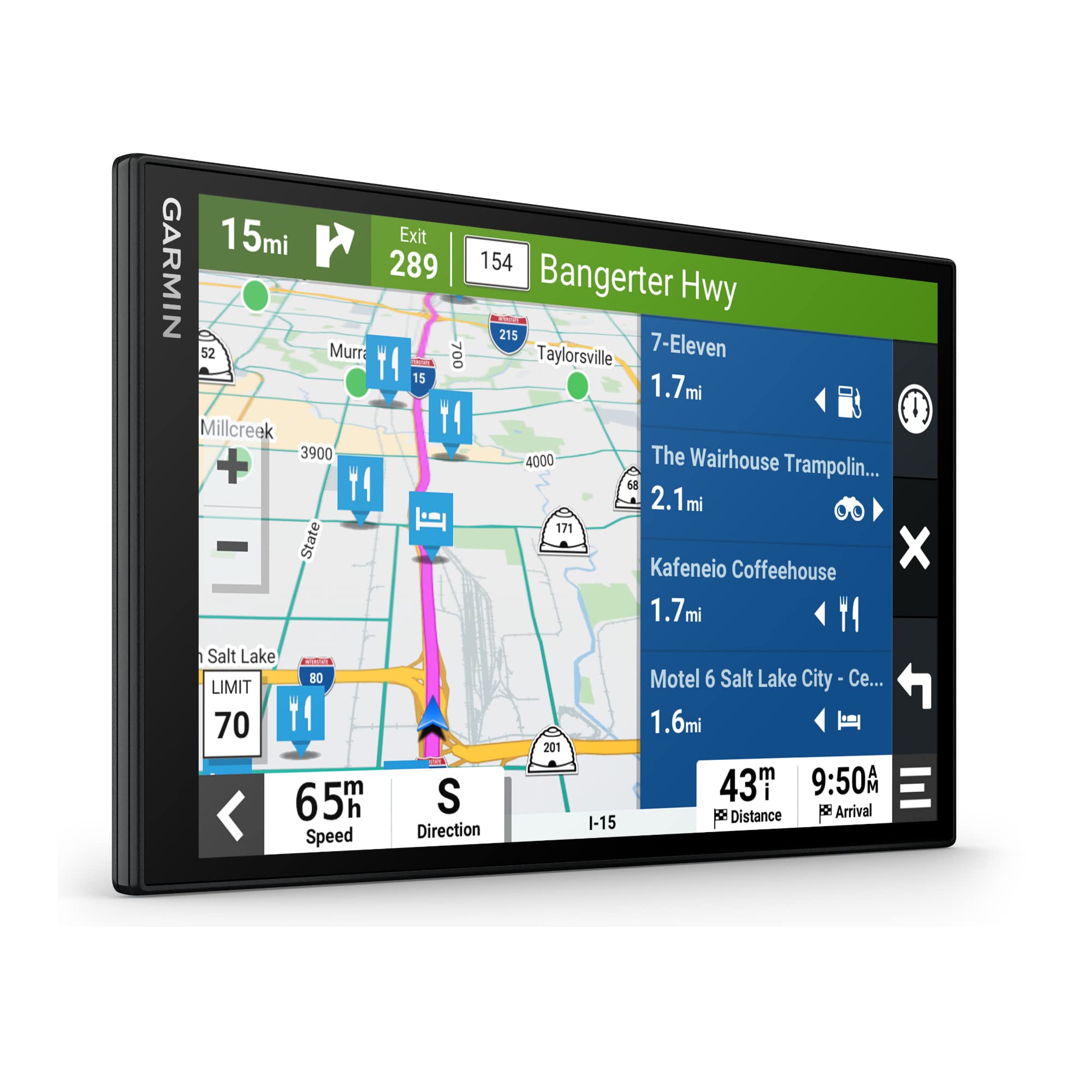 Garmin Drivesmart 76, 7-Inch Car Gps Navigator With Bright, Crisp High-Resolution Maps And Garmin Voice Assist