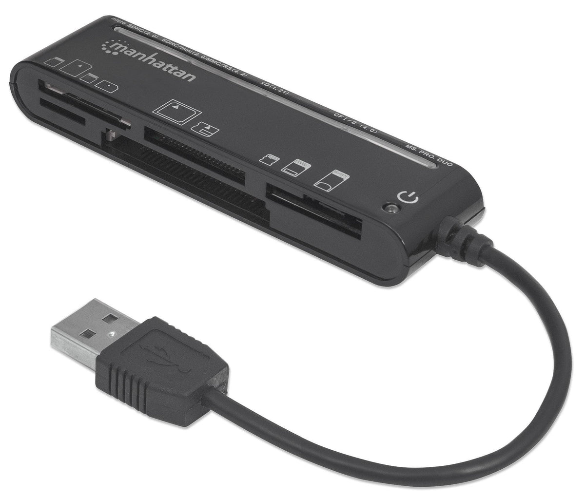 Manhattan 100762 80 in 1 Card Reader Writer