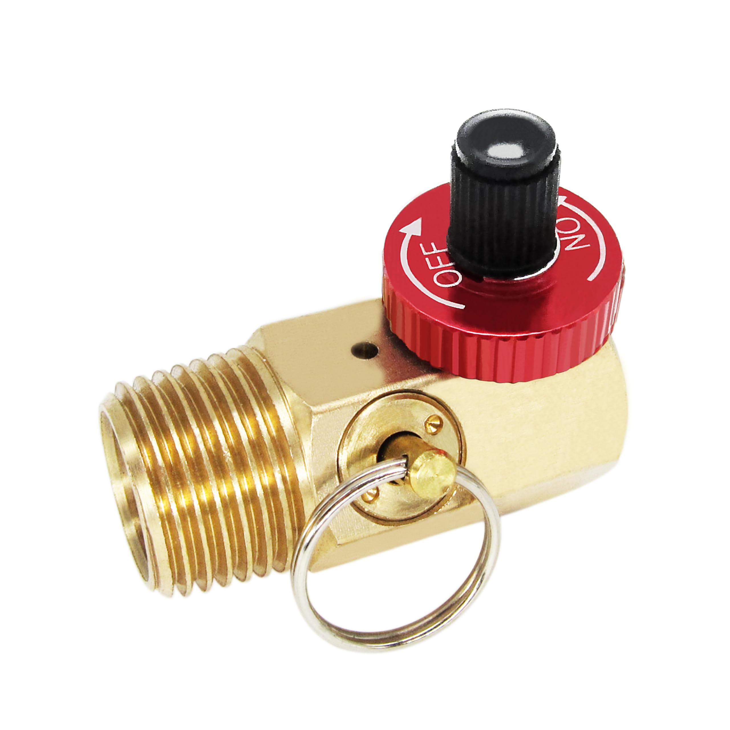 Jiaximan Air Tank Manifold With Fill Port, Aluminum Valve And Relief Bypass, 1/2'' Mnpt Air Tank Port X 1/4'' Fnpt Hose Port X 1
