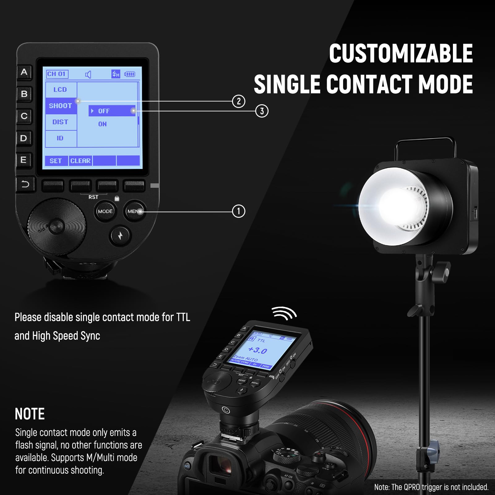Neewer Q4 400Ws 2.4G Ttl Studio Flash [New Look] 1/8000 Hss 2800Mah Battery Powered Outdoor Strobe Photography Monolight With Ca