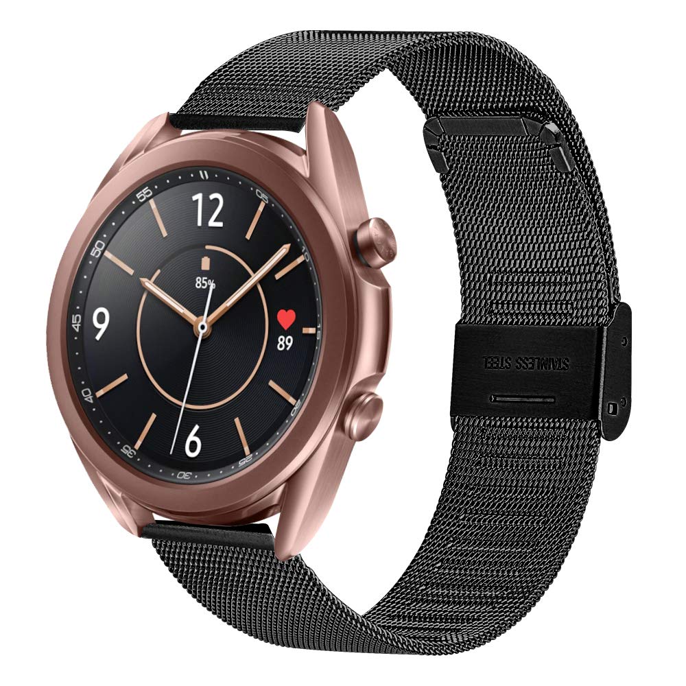 Ecsem Band Compatible With Amazfit Gtr 3Gtr 3 Progtr 2,Huawei Watch Gt 3 46Mmwatch Gt 2 Pro For Women Men Mesh Stainless Steel R