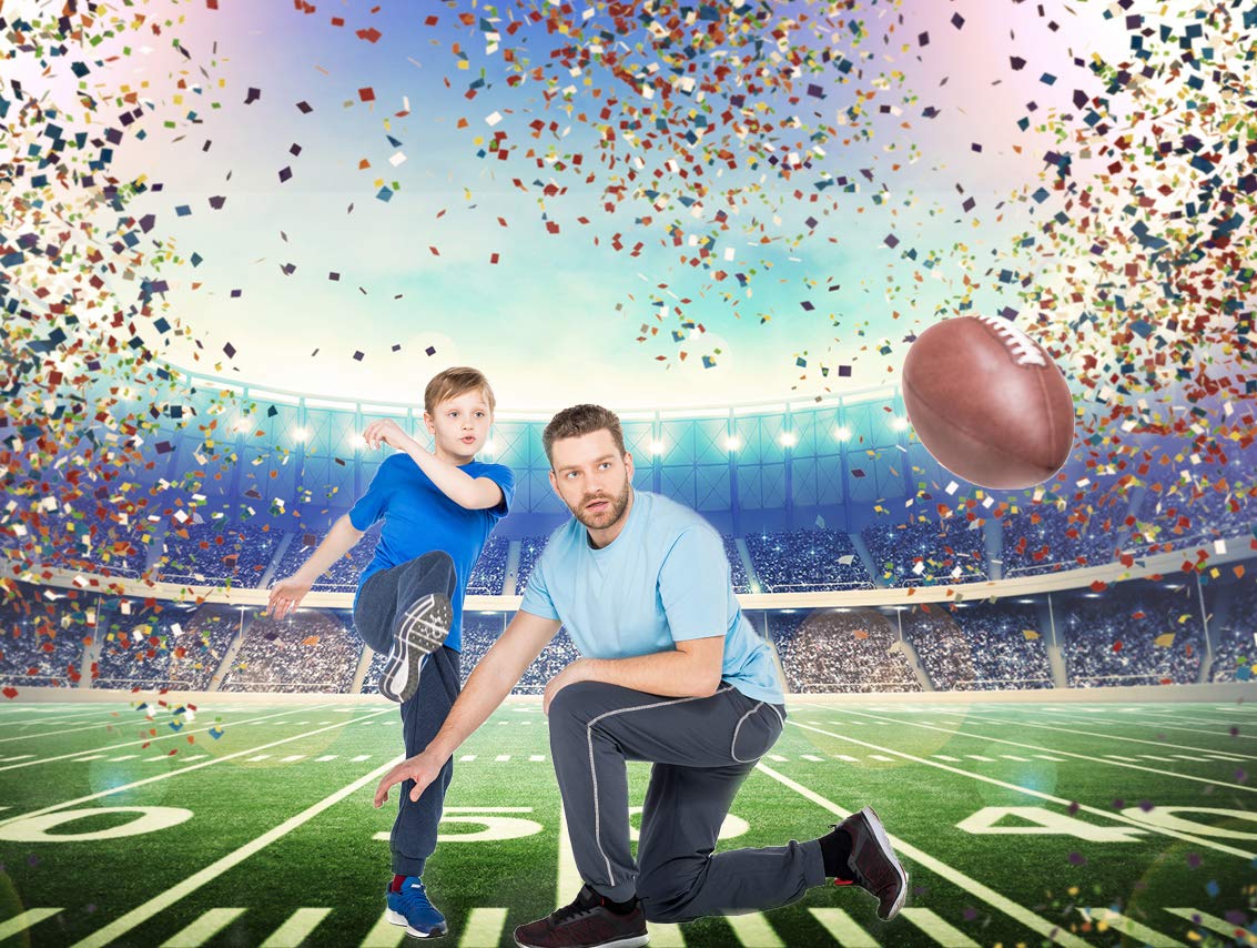 Wolada 7X5Ft Super Bowl Backdrop Super Bowl Sunday Party Backdrop American Football Backdrop Sports Backdrop Super Bowl Photogra