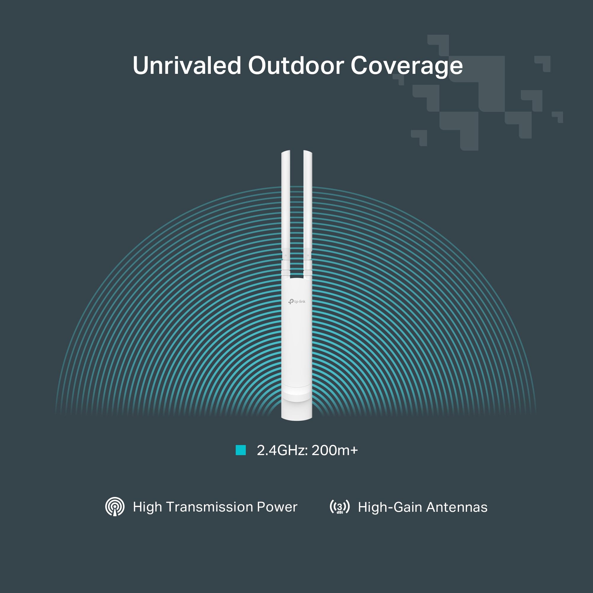 Tp-Link Festa F52-Outdoor Ac1200 Dual Band Wireless Outdoor Access Point | Free Cloud | Ip65, 6Kv Surge Protection | Poe Powered