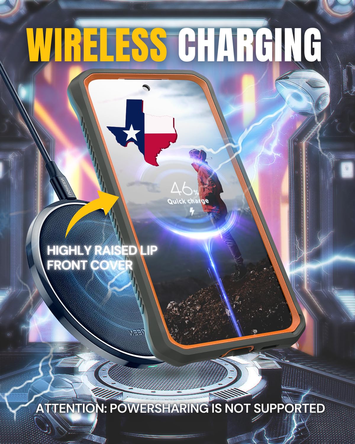 Caseborne V Designed For Samsung Galaxy S23 5G Case (Formerly Armadillotek), Full Body Multi Layer Rugged Kickstand Protective C