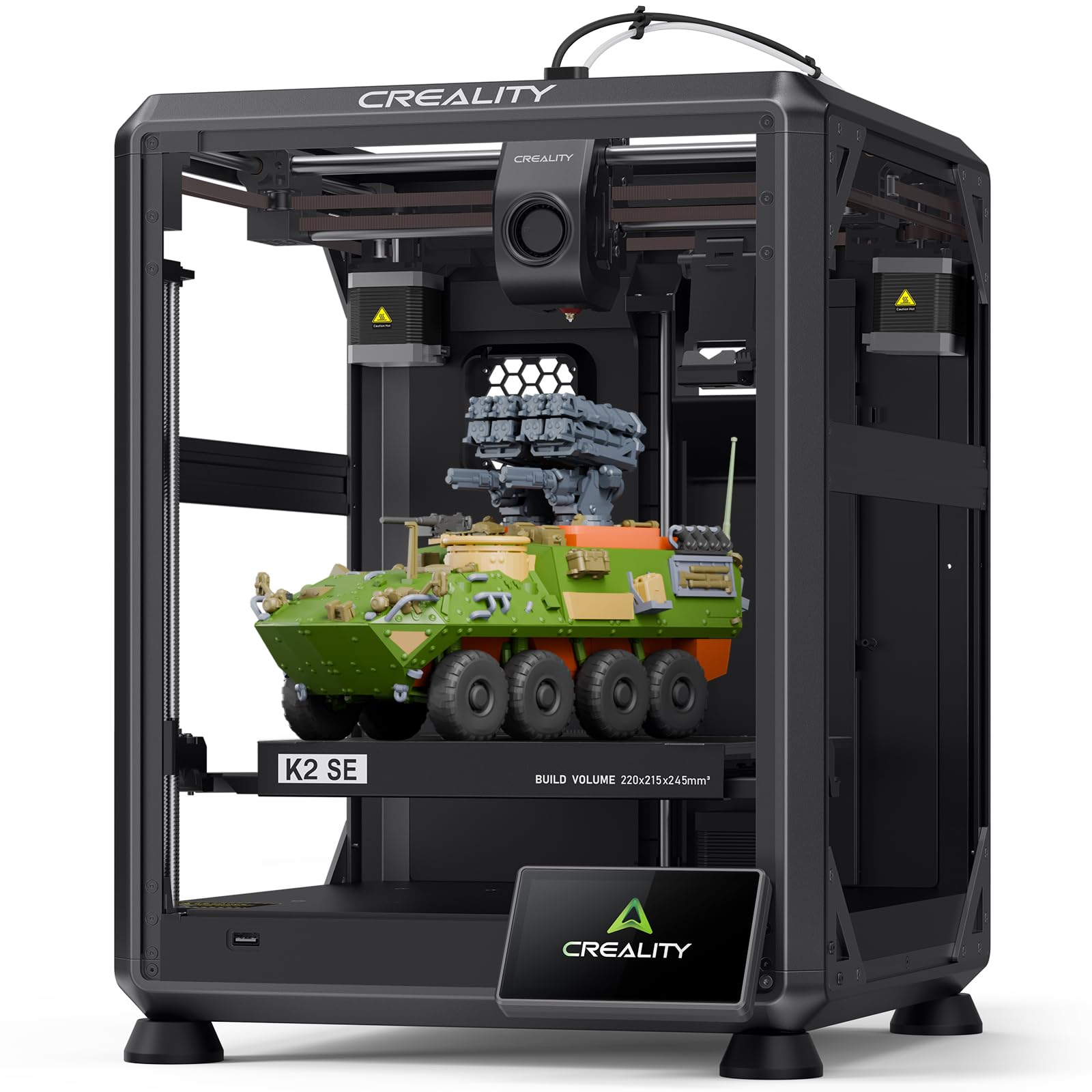 Creality Hi Combo (A) 3D Printer, Multi Color 3D Printer with CFS, 500mm/s High Speed Auto-Leveling Automatic Filament Reading C