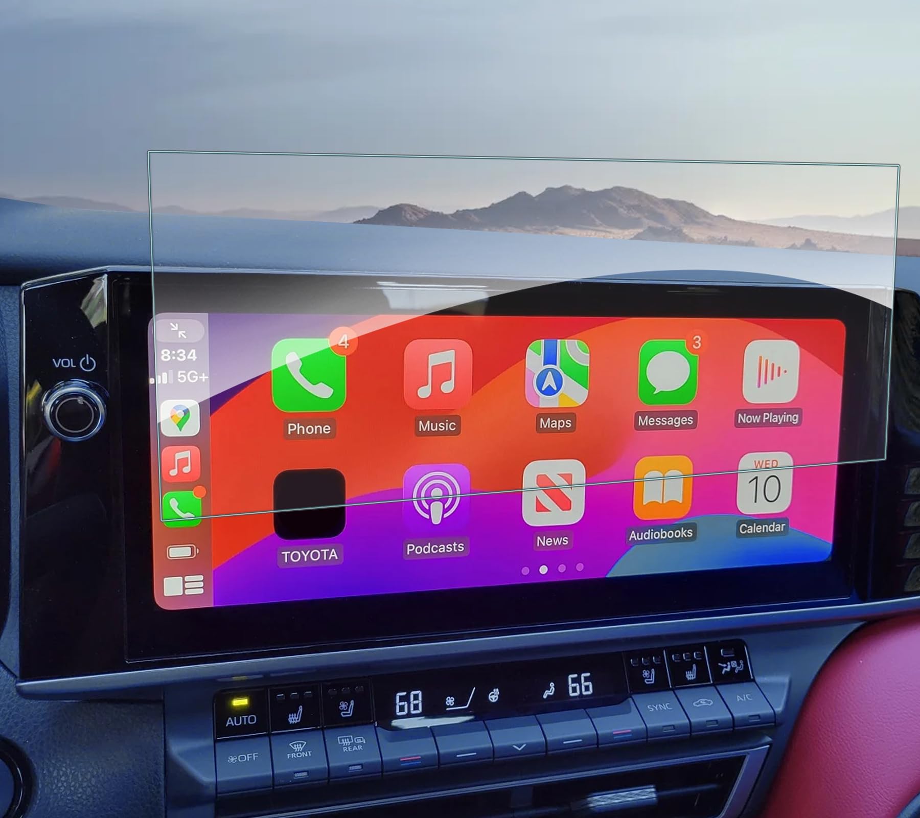 Shaohao For 2025 Toyota Camry Screen Protector Matte Compatible With 2025 Toyota Camry Accessories 2025 Camry (Lxe, Xse) 12.3 Inch Touchscreen 2025 Camry Anti Glare Screen Protector Scratch Resistant