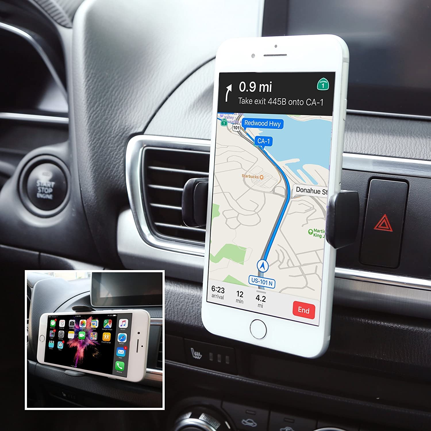 Kenu Airframe Pro | Universal Vent Car Phone Mount Holder For Iphone, Android, Pixel, Samsung, Lg, Moto, Huawei, Nokia, And Larg