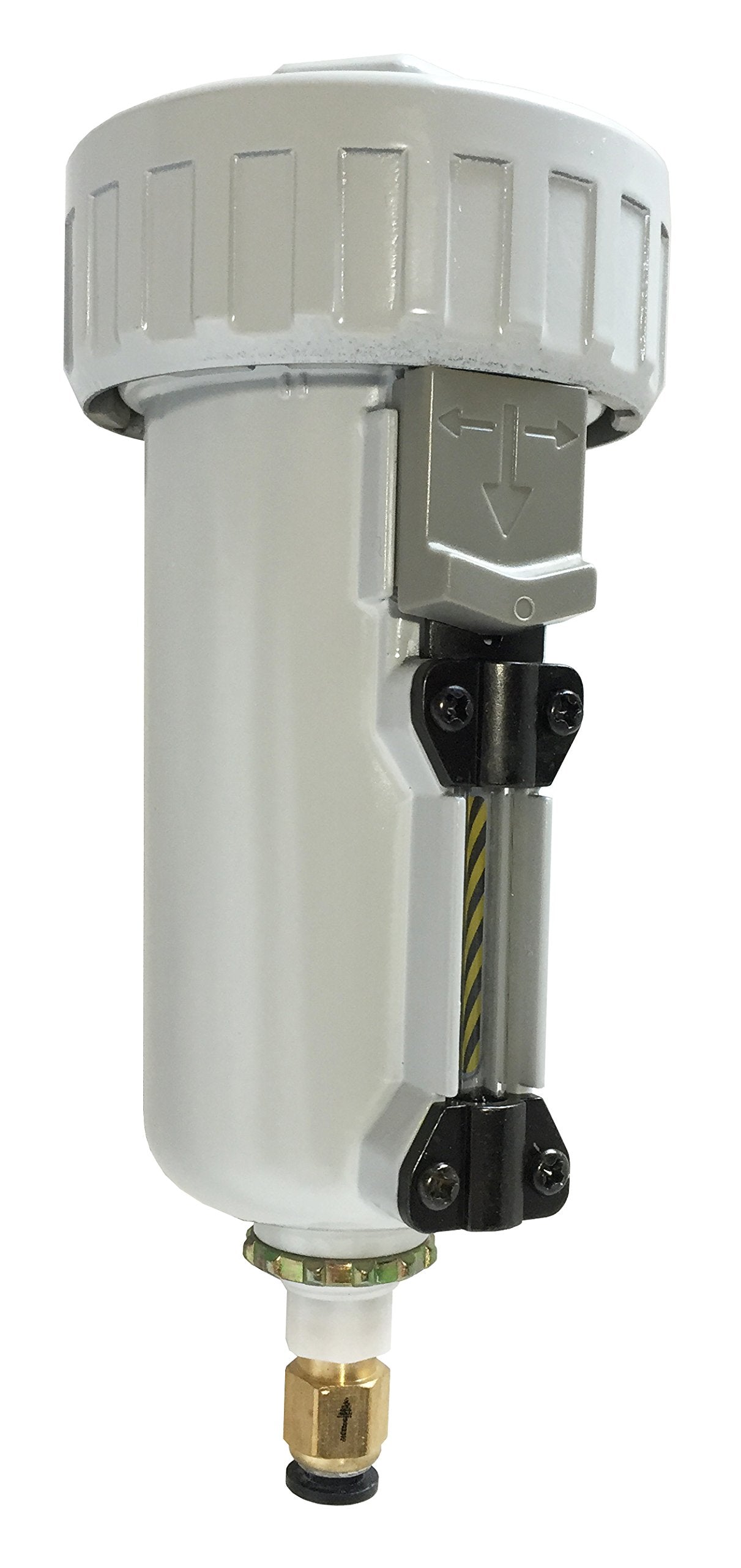 Pneumaticplus Sad402 N04D Mep Compressed Air, External Water Trap Valve With Automatic Drain 1/2 '' Npt   Metal Bowl Sight Glass